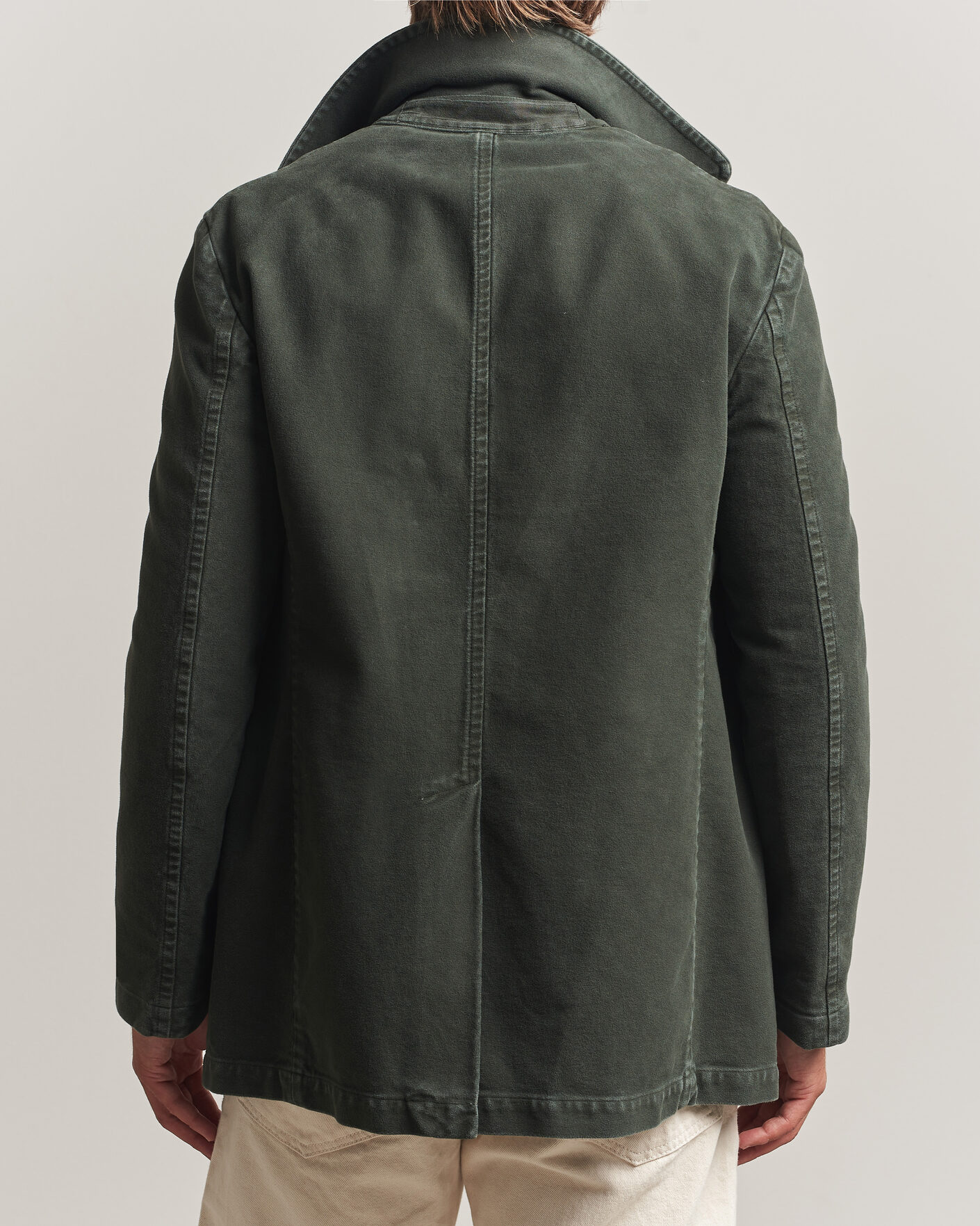 Herre | Jakker | Massimo Alba | Moleskine Peacoat  Forest Night