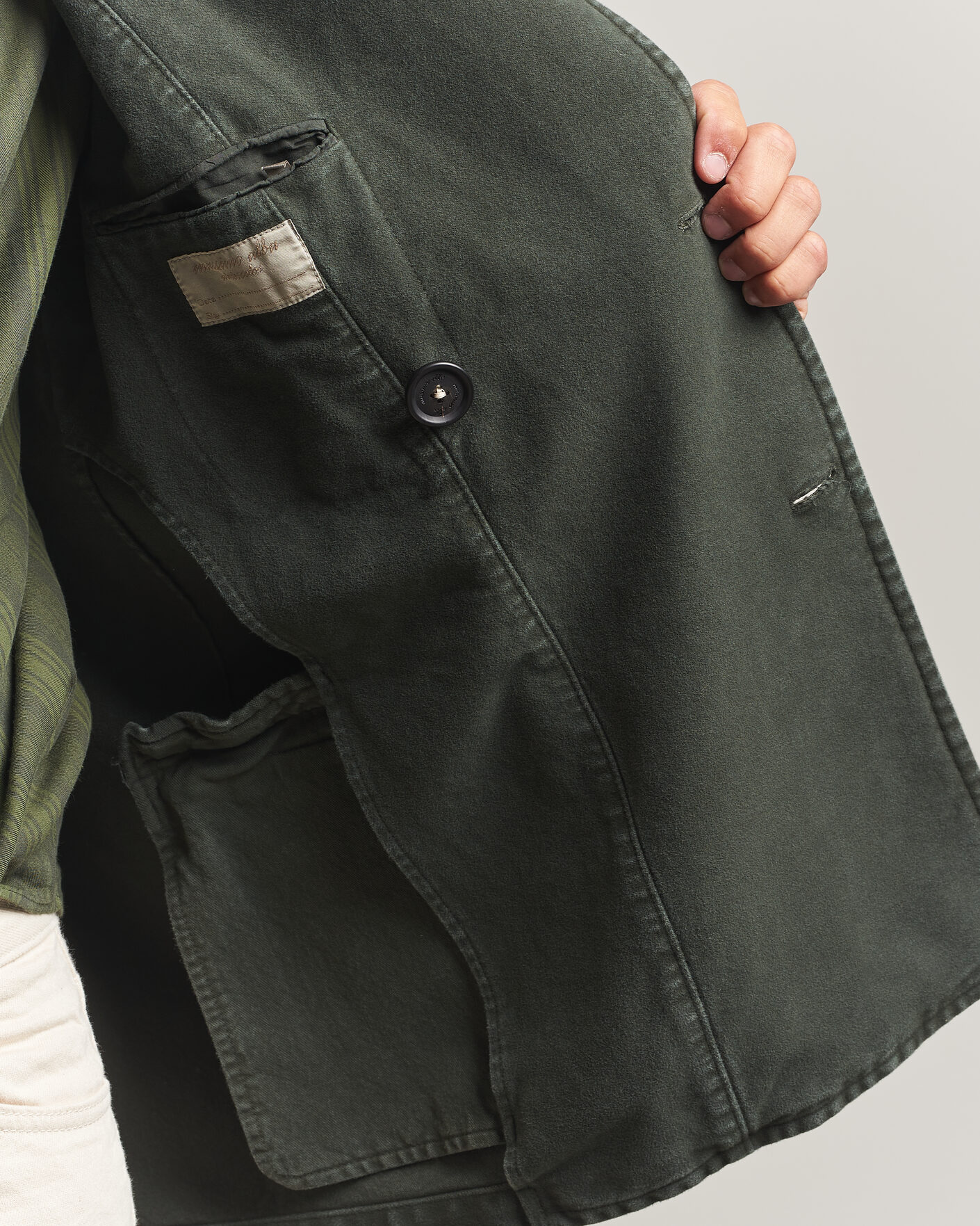 Herre | Jakker | Massimo Alba | Moleskine Peacoat  Forest Night