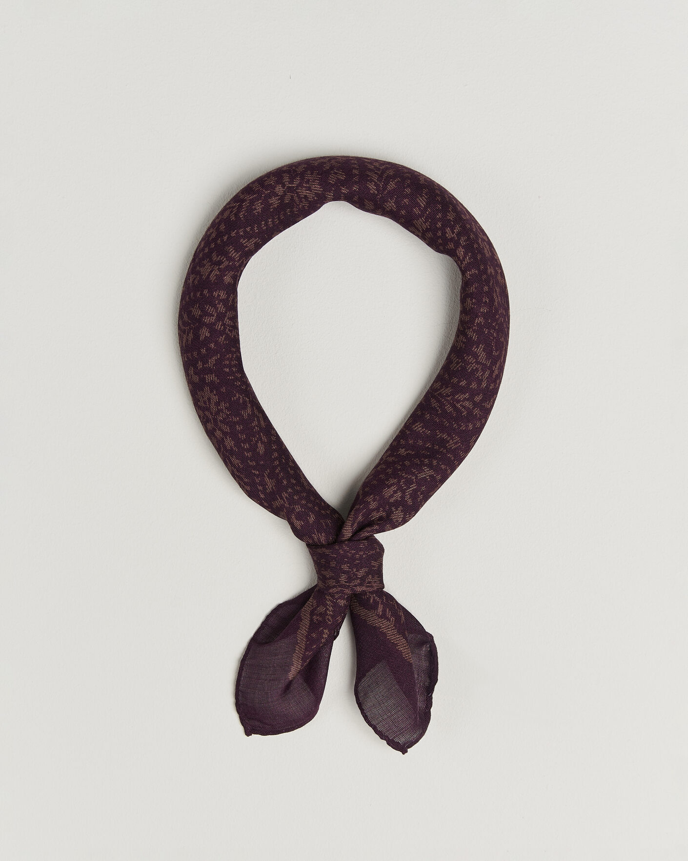 Herre | Tørklæde | Massimo Alba | Cashmere/Silk Bandana Burgundy