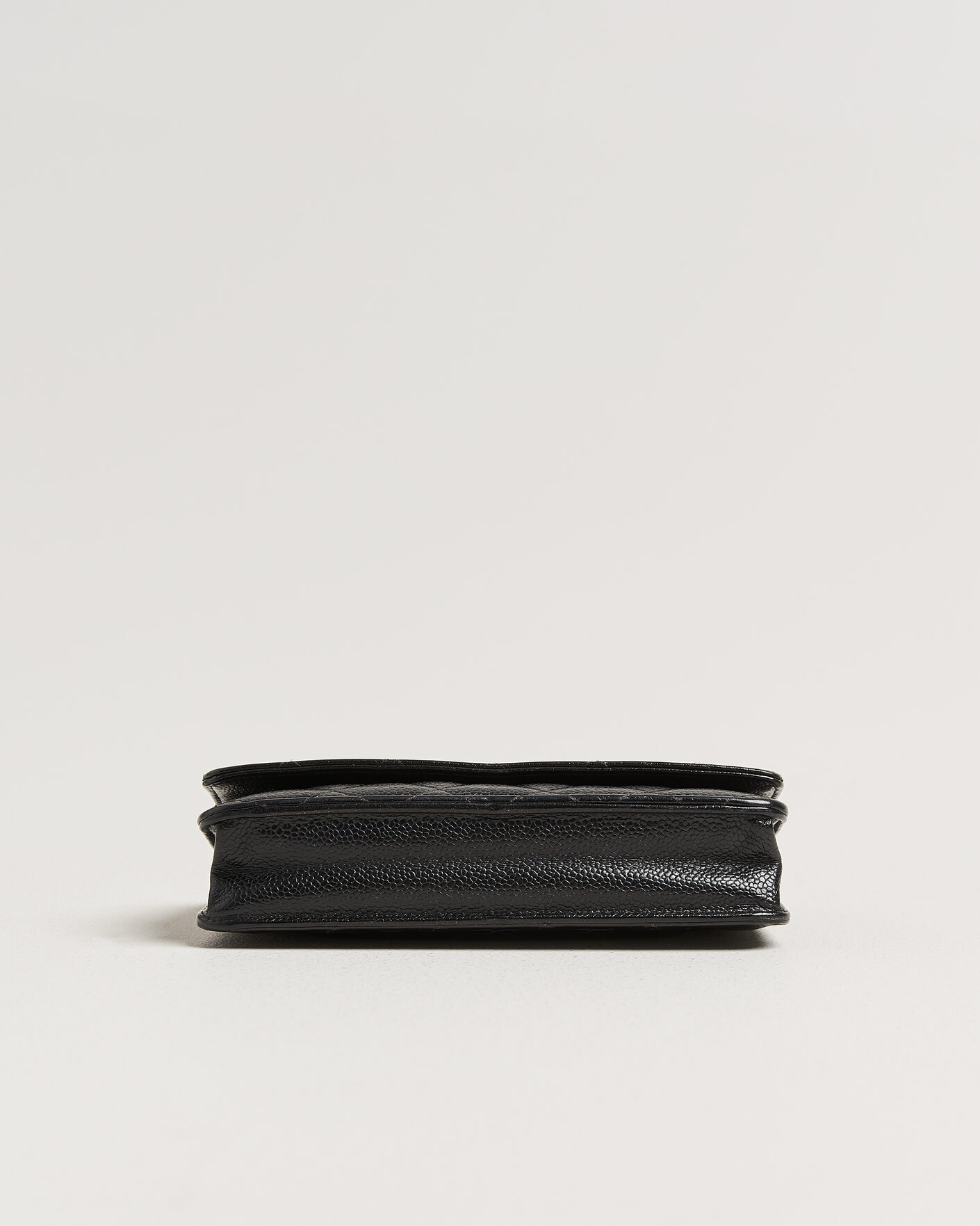 Herre | Pre-Owned & Vintage Bags | Chanel Pre-Owned | Wallet On Chain Caviar Leather Black
