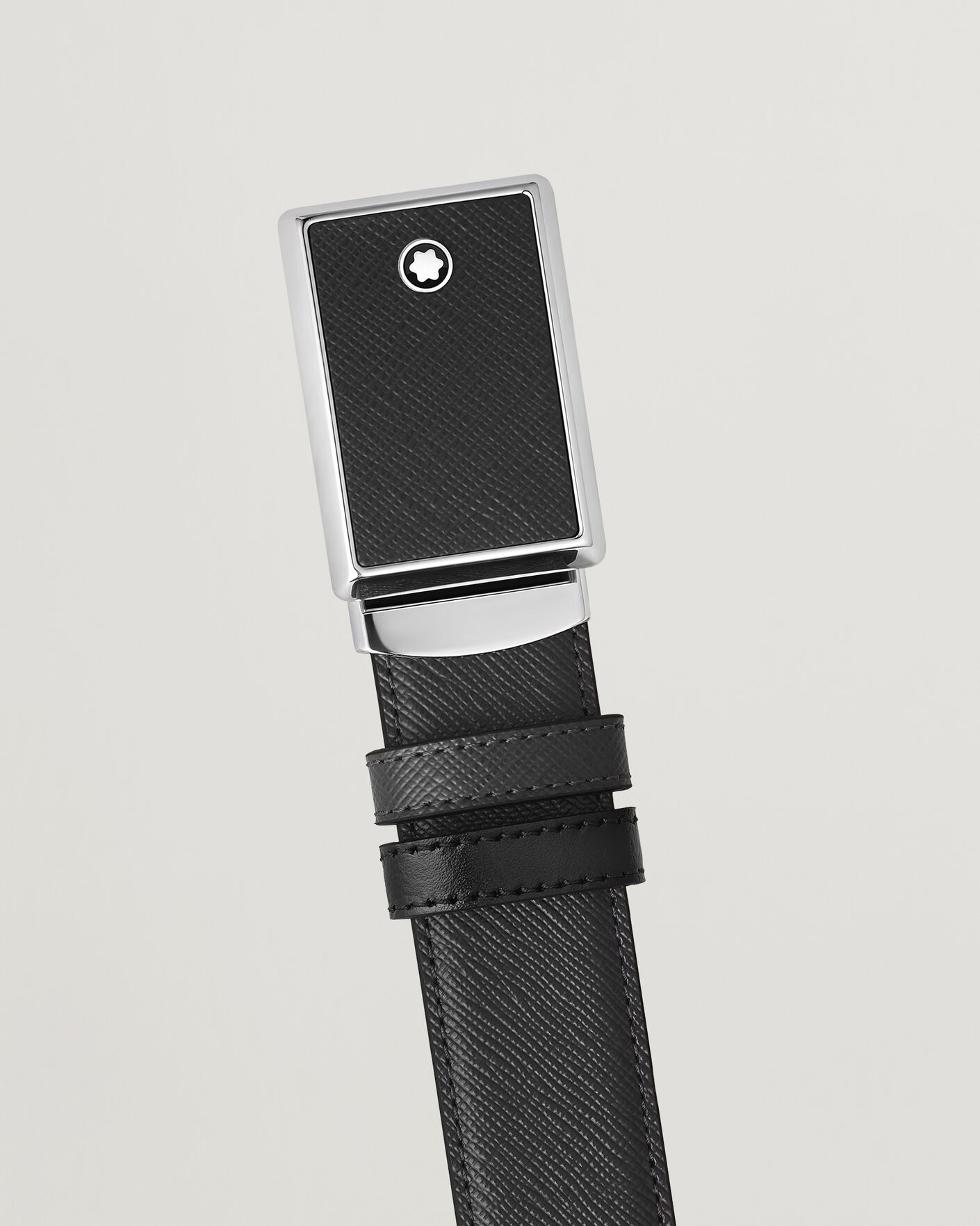 Herre | Bælter | Montblanc | Buckle 30mm Leather Belt Black