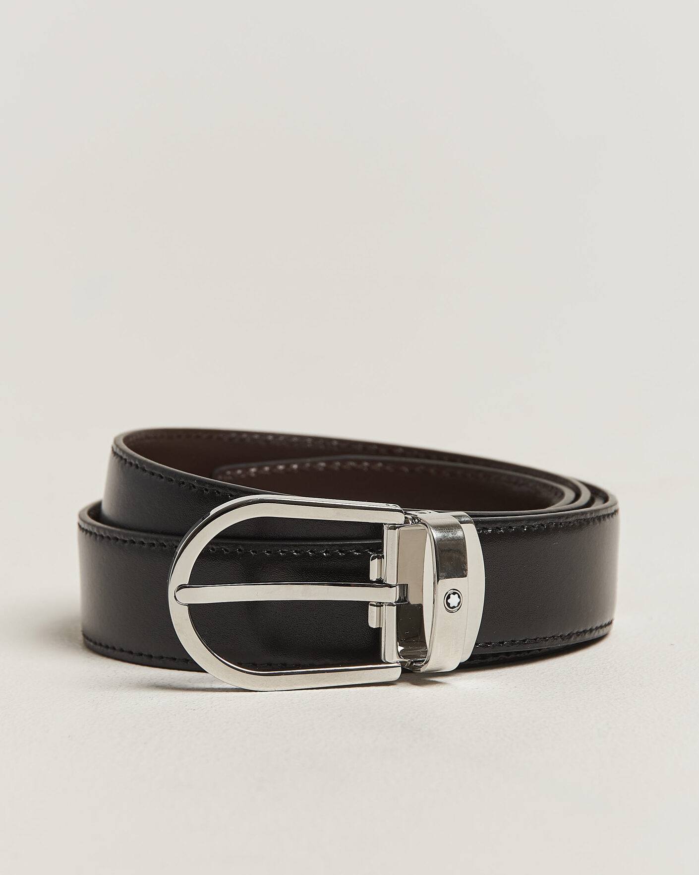 Herre | Bælter | Montblanc | Meisterstück Horseshoe 30mm Reversible Belt Black/Brown