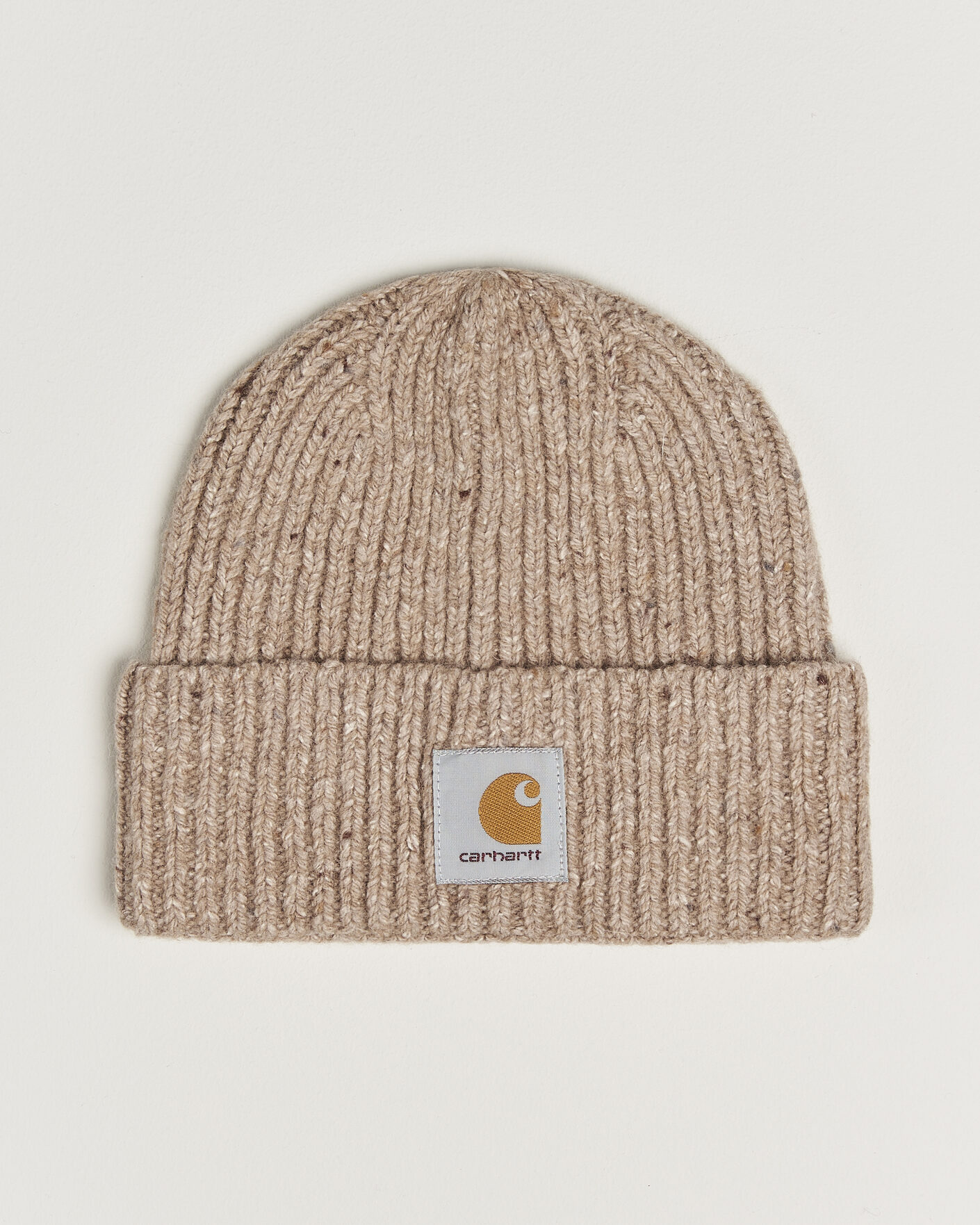 Herre | Huer | Carhartt WIP | Anglistic Wool/Cotton Beanie Specled Fleur De Sel