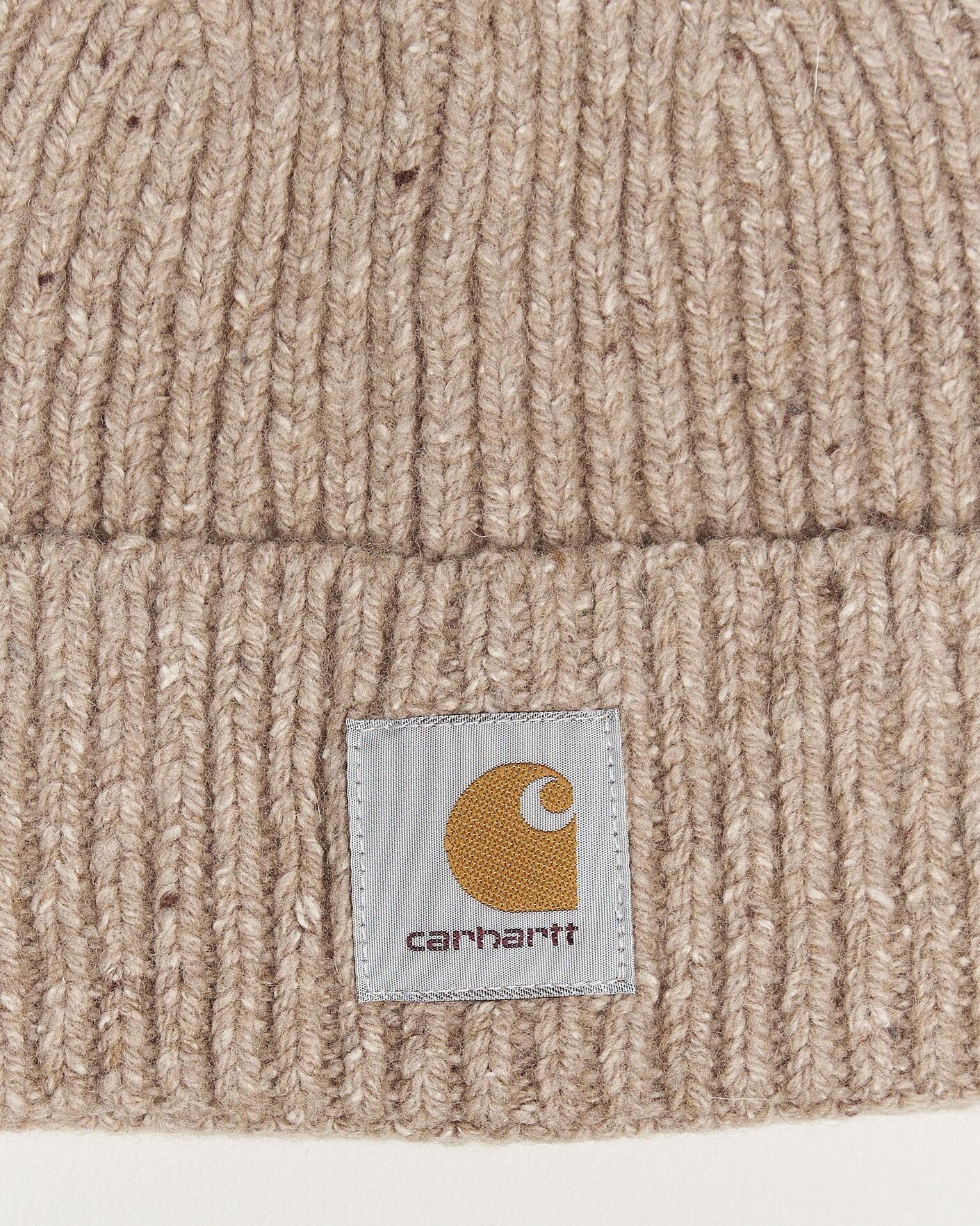 Herre | Huer | Carhartt WIP | Anglistic Wool/Cotton Beanie Specled Fleur De Sel
