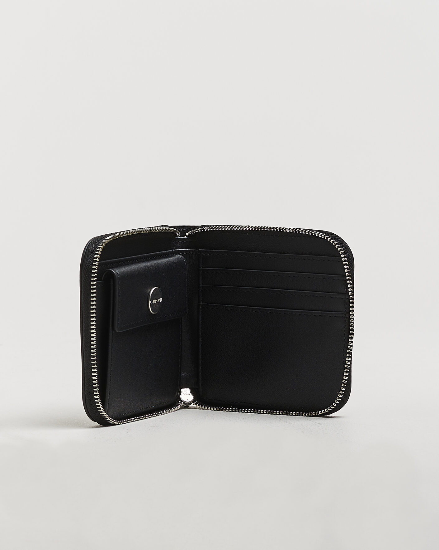 Herre | Punge | Carhartt WIP | Leather Zip Wallet Black