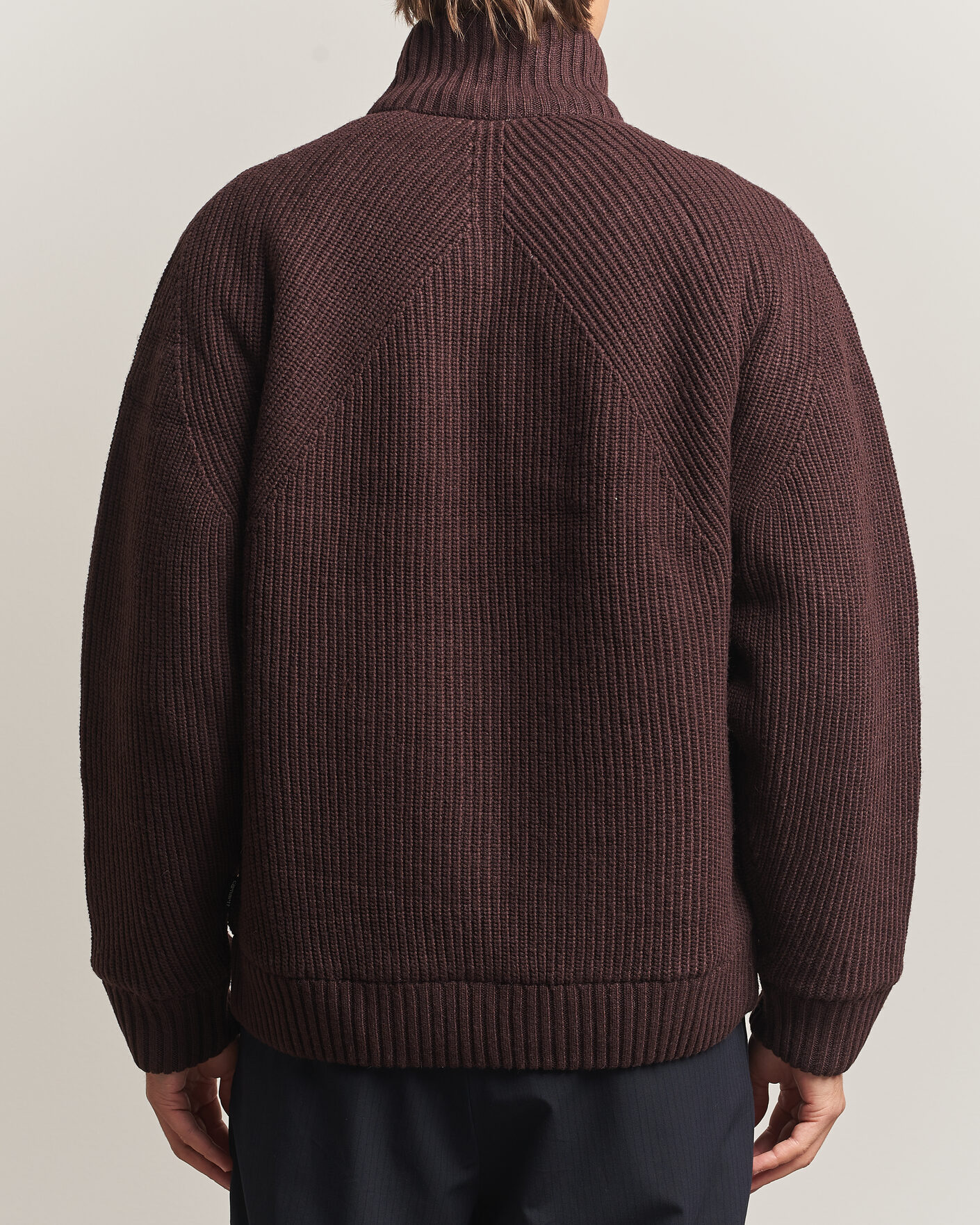 Herre | Trøjer | Carhartt WIP | Bandley Padded Wool Mix Full Zip Palisander Brown