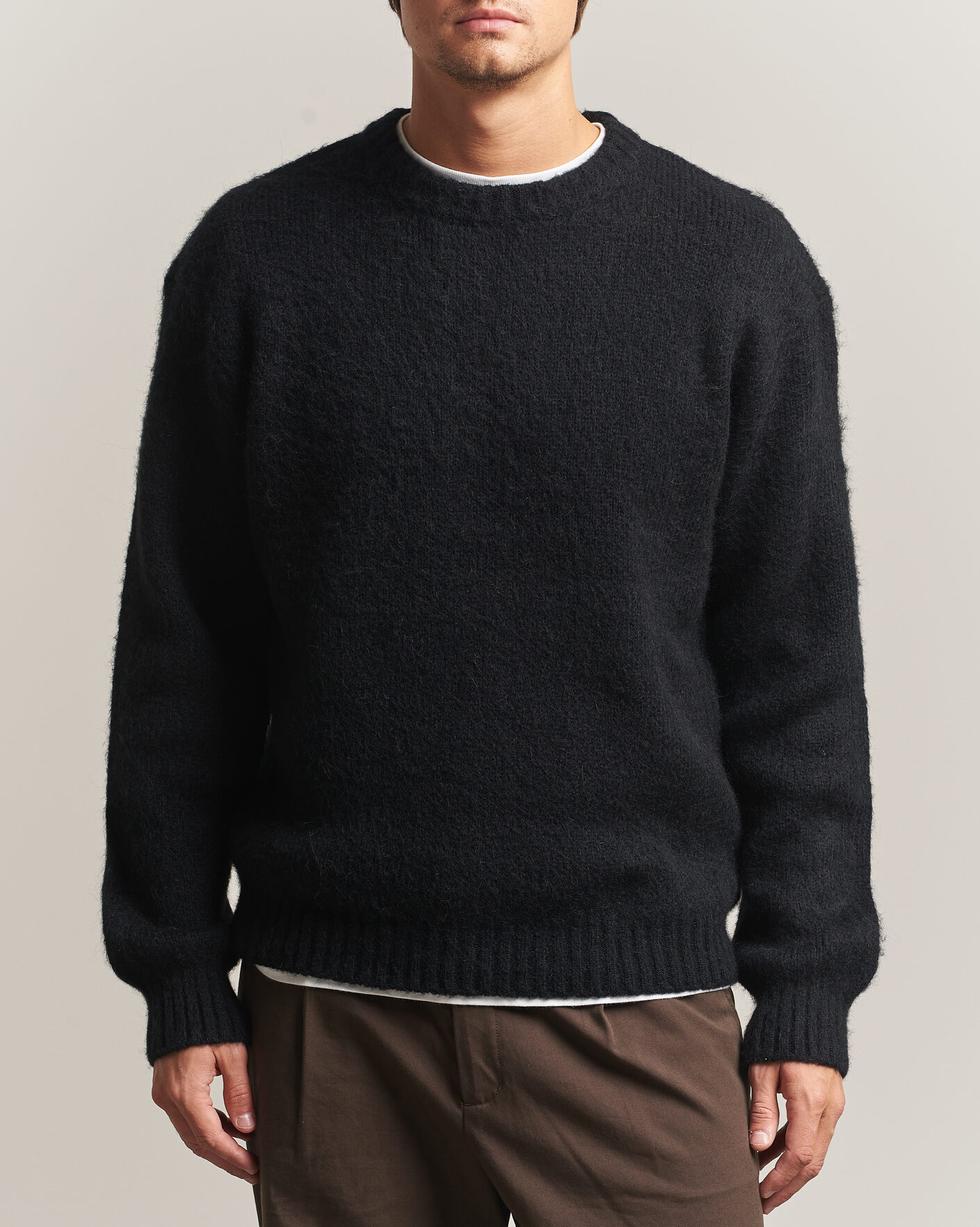 Herre | Trøjer | Carhartt WIP | Merton Knitted Alpaca Sweater Black
