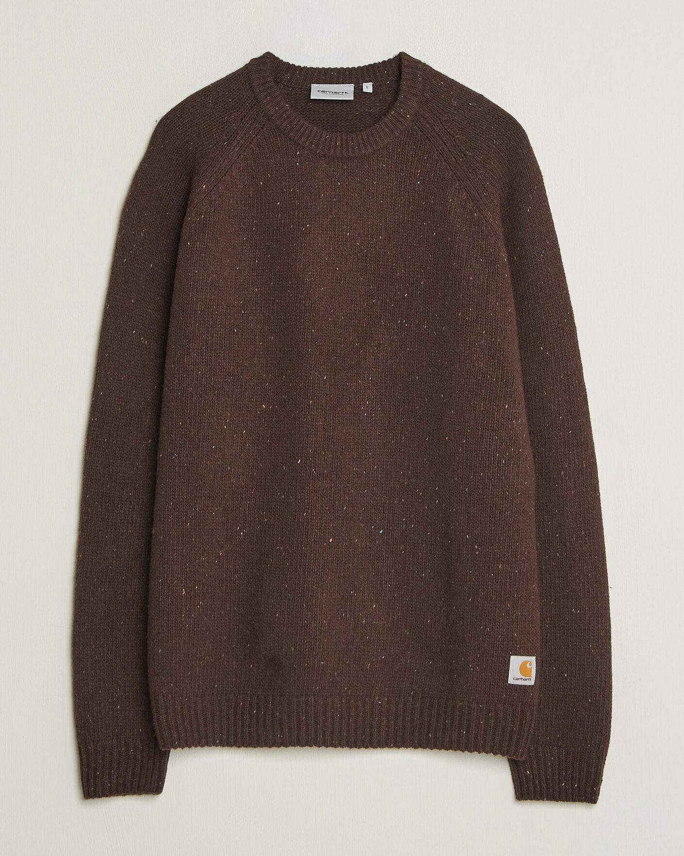 Herre | Trøjer | Carhartt WIP | Anglistic Wool/Cotton Sweater Tobacco