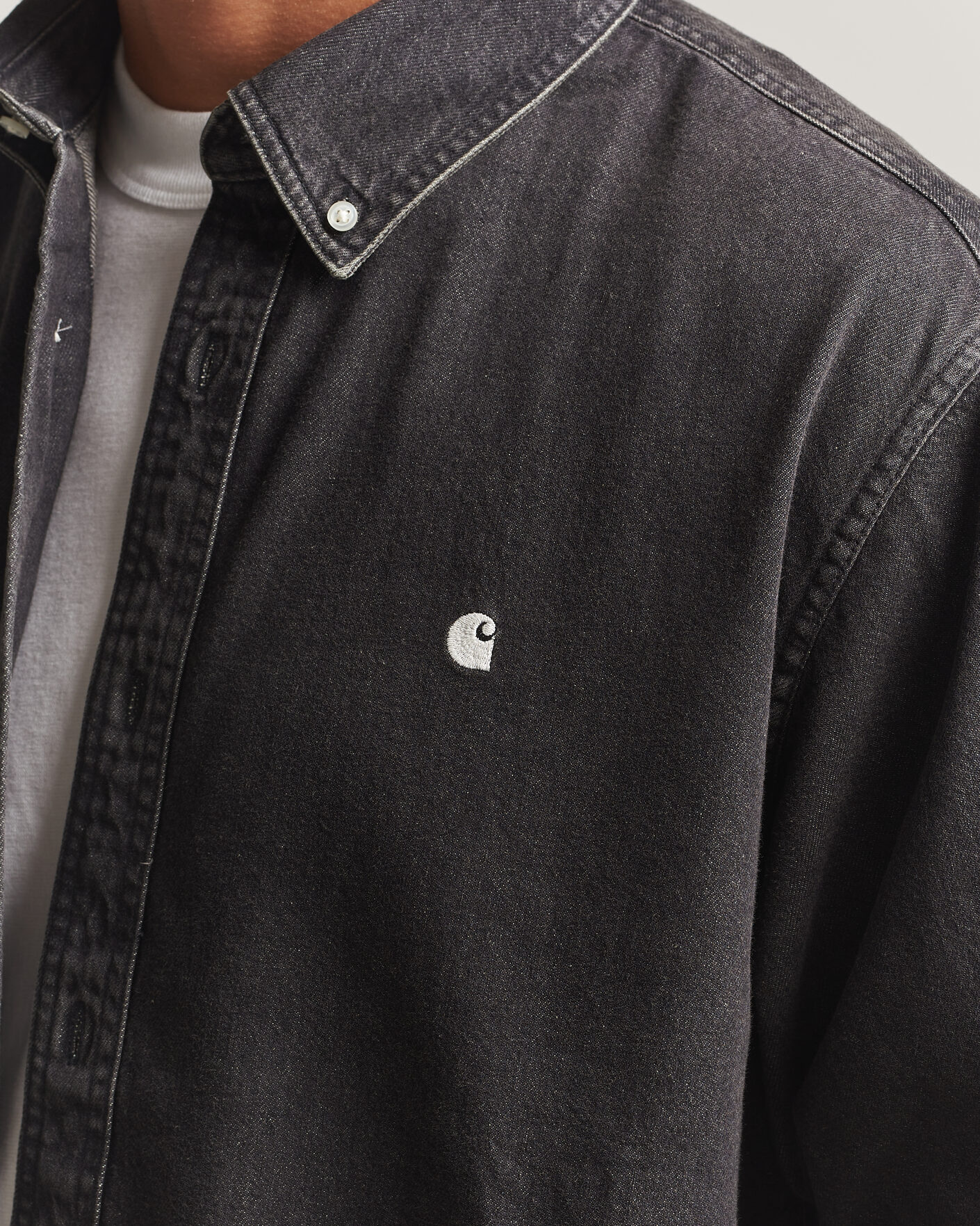 Herre | Skjorter | Carhartt WIP | Lucas Denim Shirt Black
