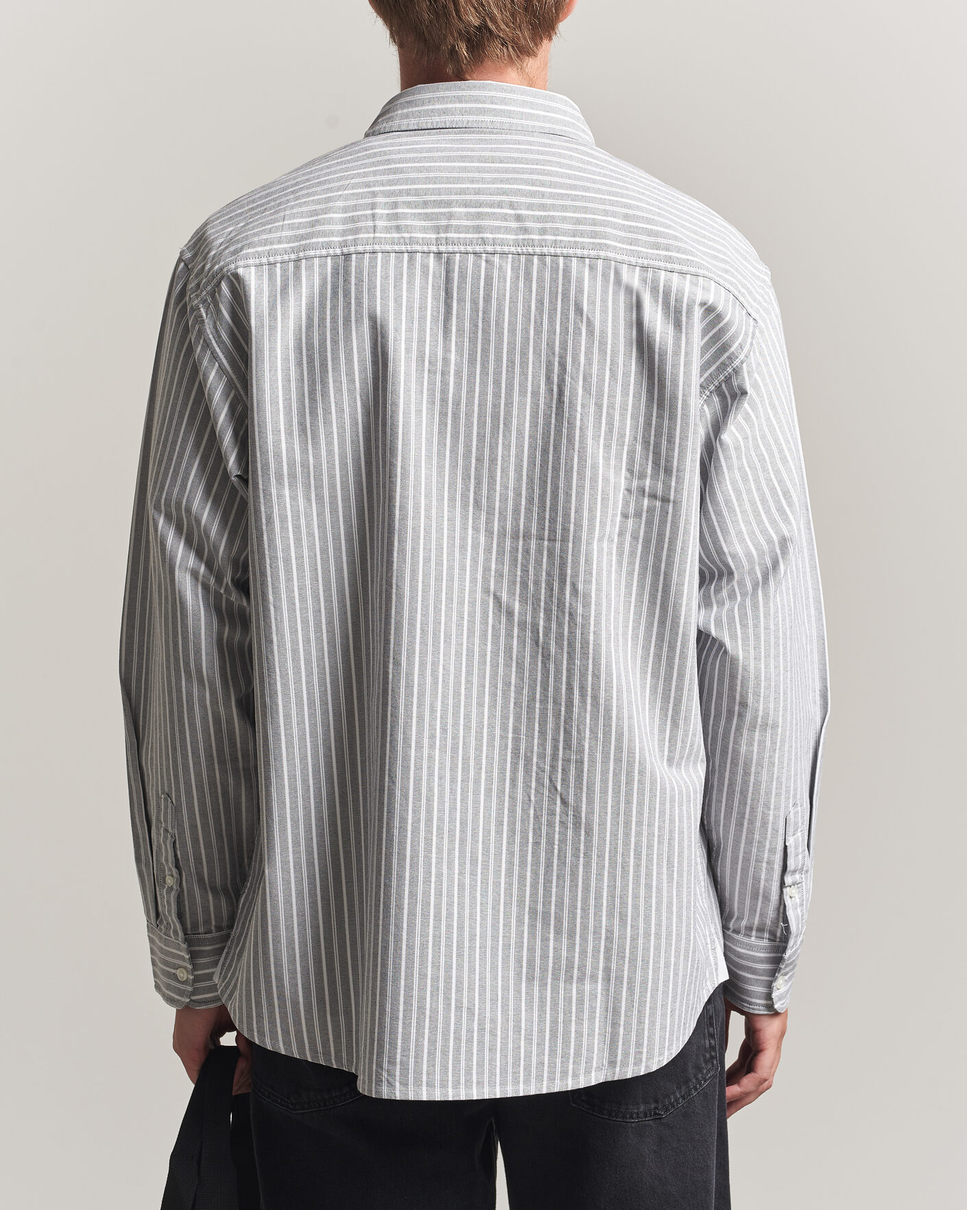 Herre | Skjorter | Carhartt WIP | Canan Striped Oxford Shirt Black
