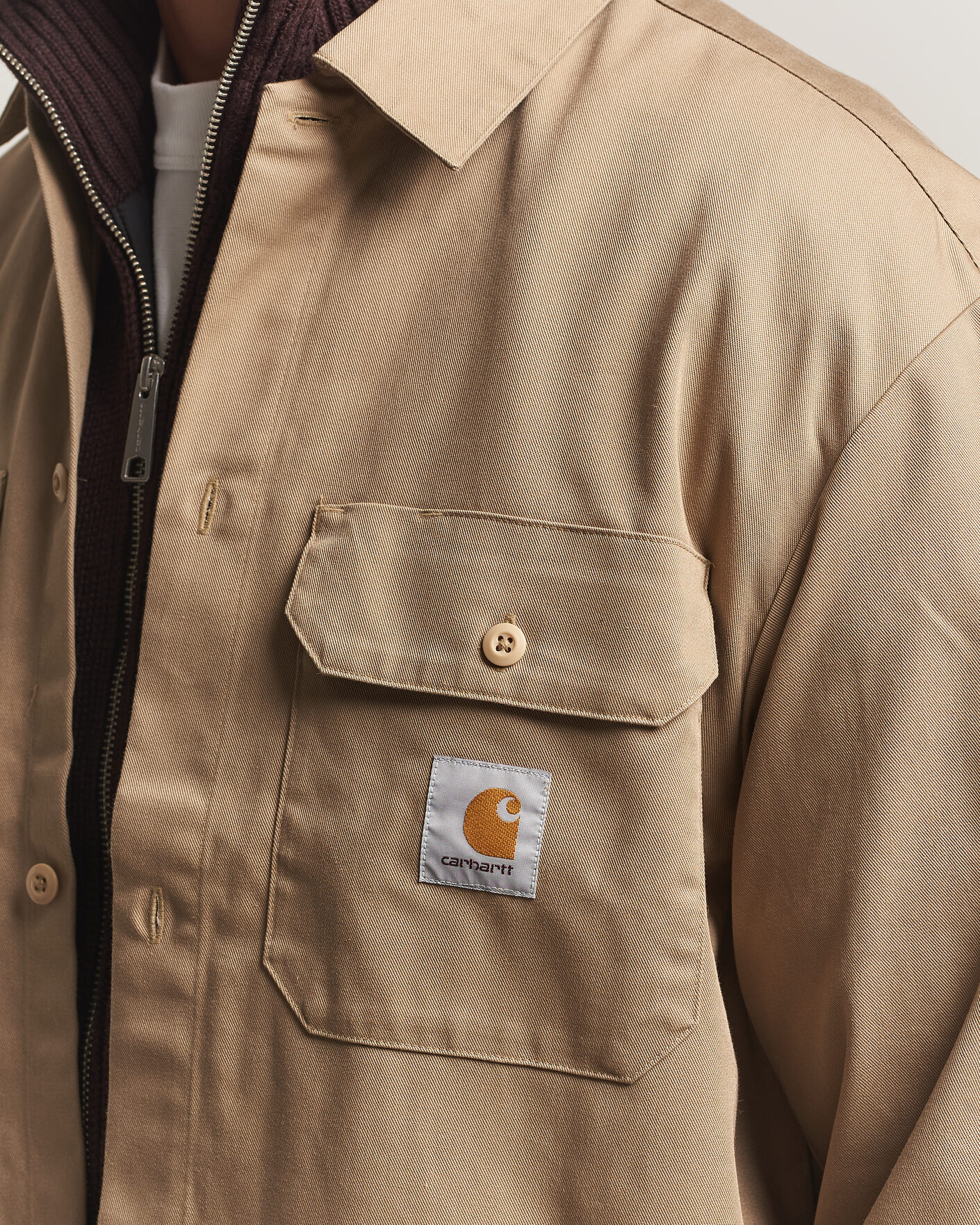 Herre | Skjorter | Carhartt WIP | Craft Twill Shirt Leather