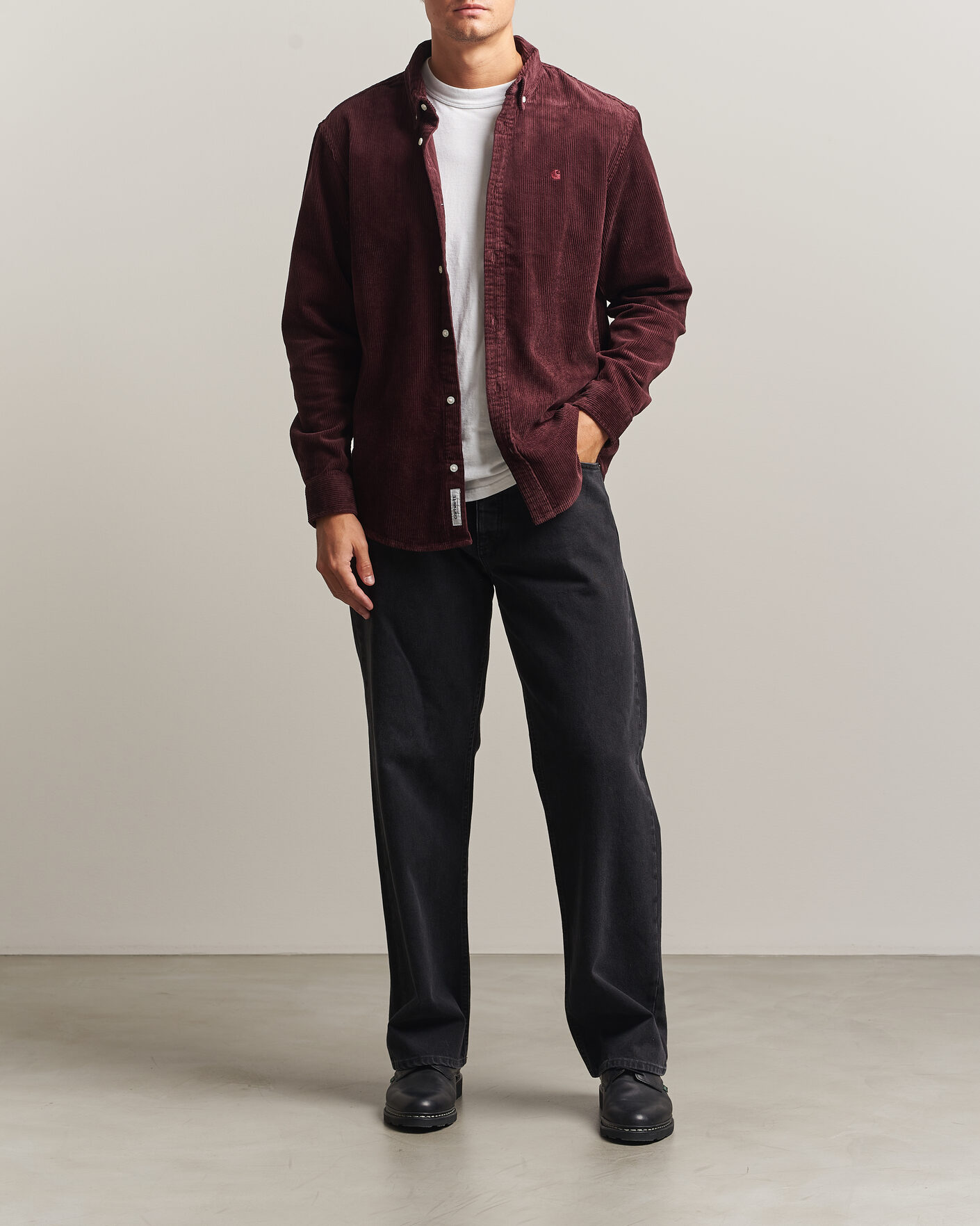 Herre | Skjorter | Carhartt WIP | Madison Cord Shirt Amarone