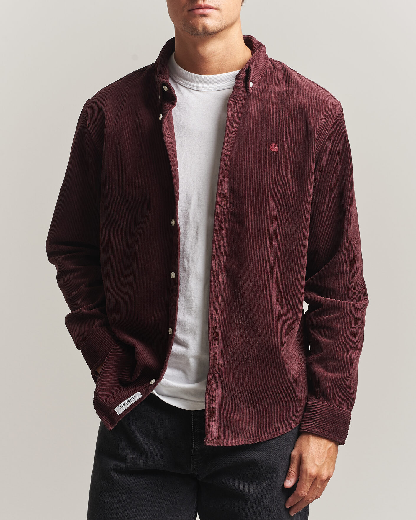 Herre | Skjorter | Carhartt WIP | Madison Cord Shirt Amarone