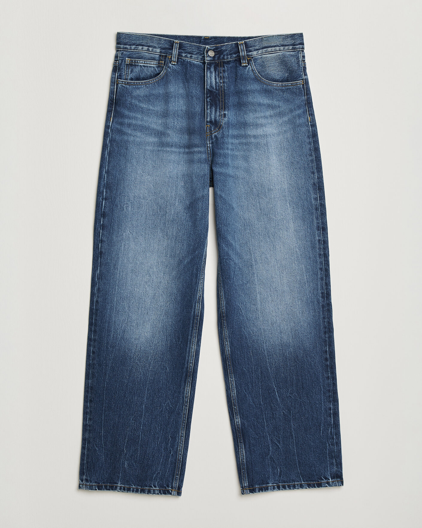 Herre | Bukser | Carhartt WIP | Payson Pant Blue Marble Used Wash