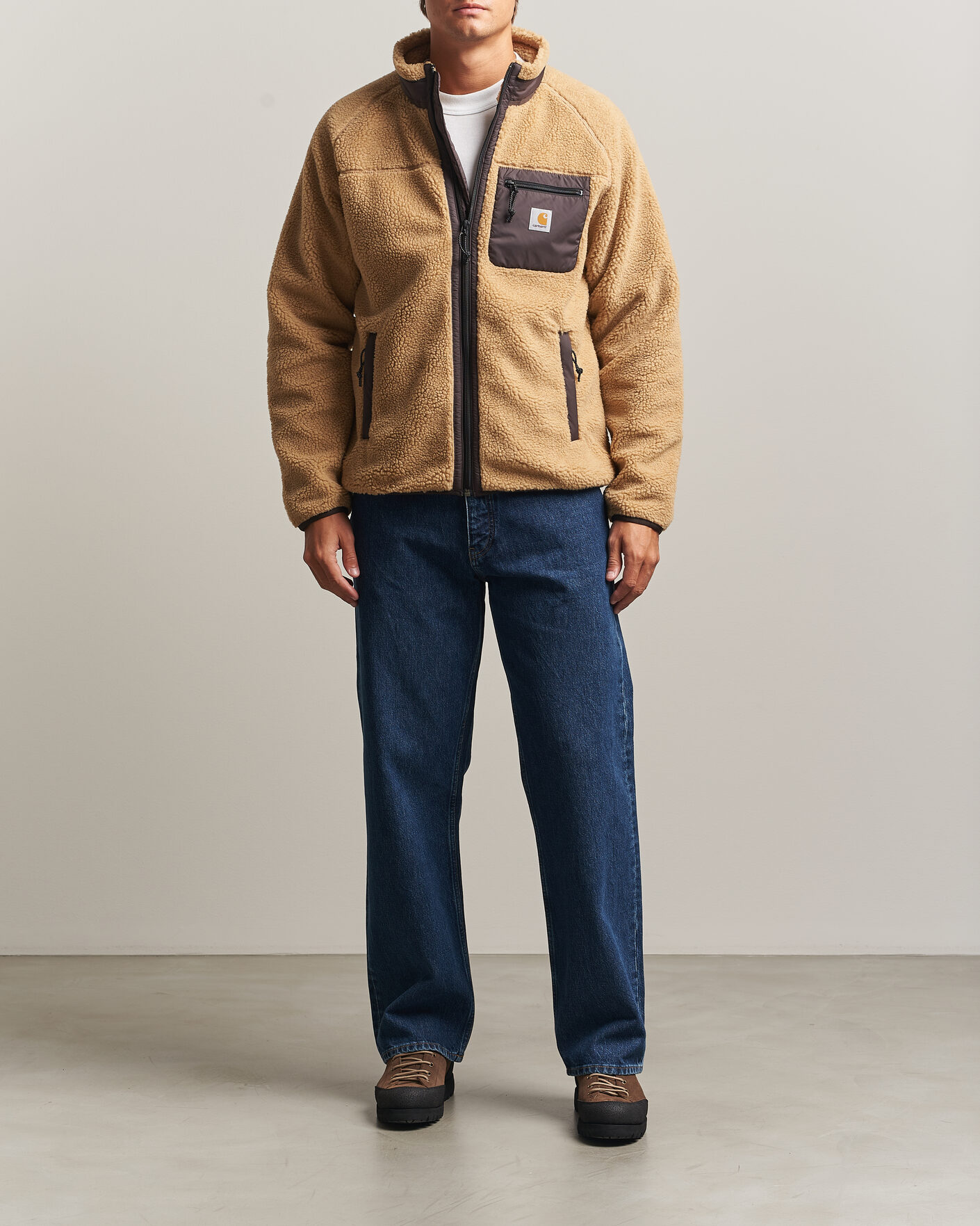 Herre | Trøjer | Carhartt WIP | Prentis Pile Liner Whip H Brown
