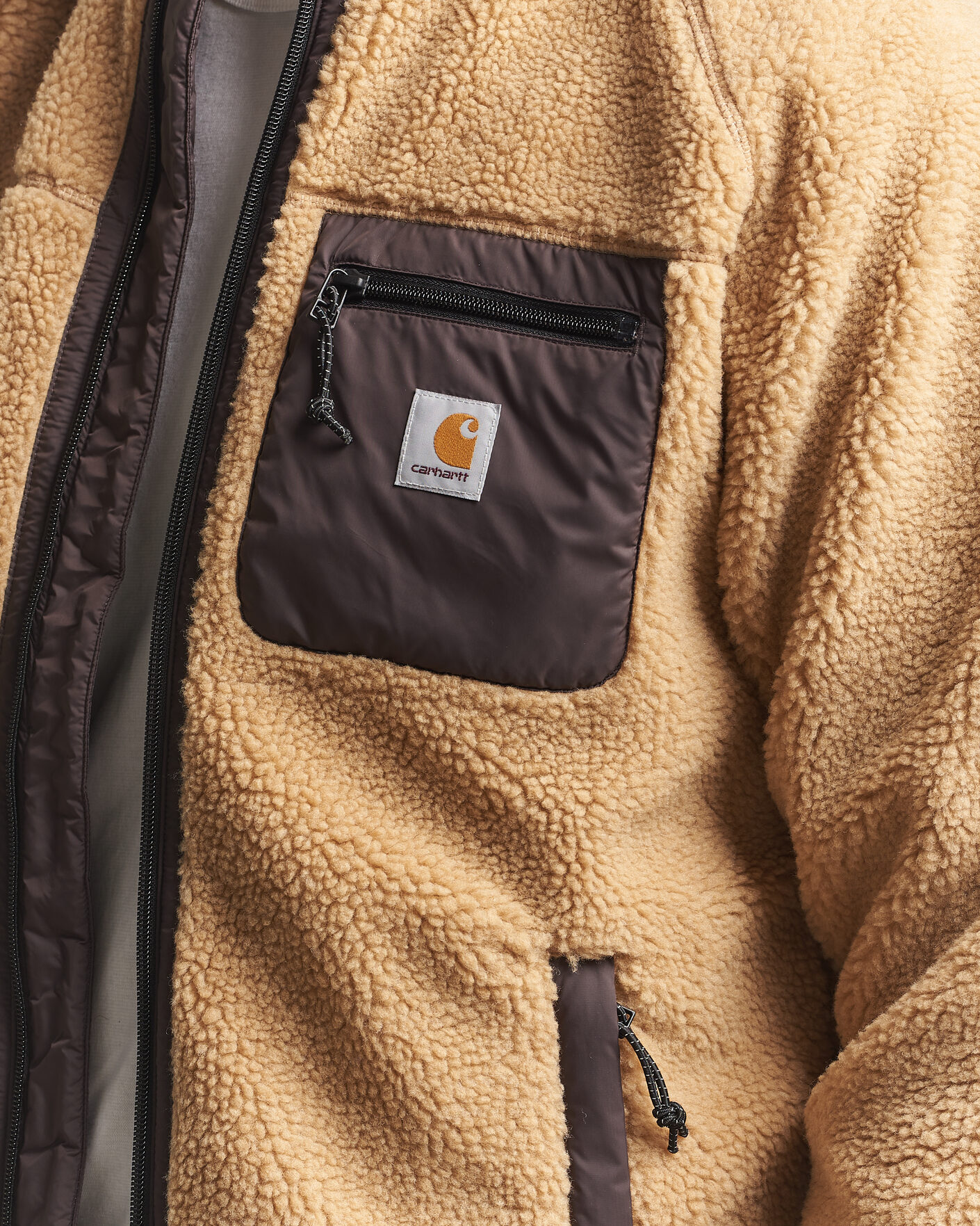 Herre | Trøjer | Carhartt WIP | Prentis Pile Liner Whip H Brown