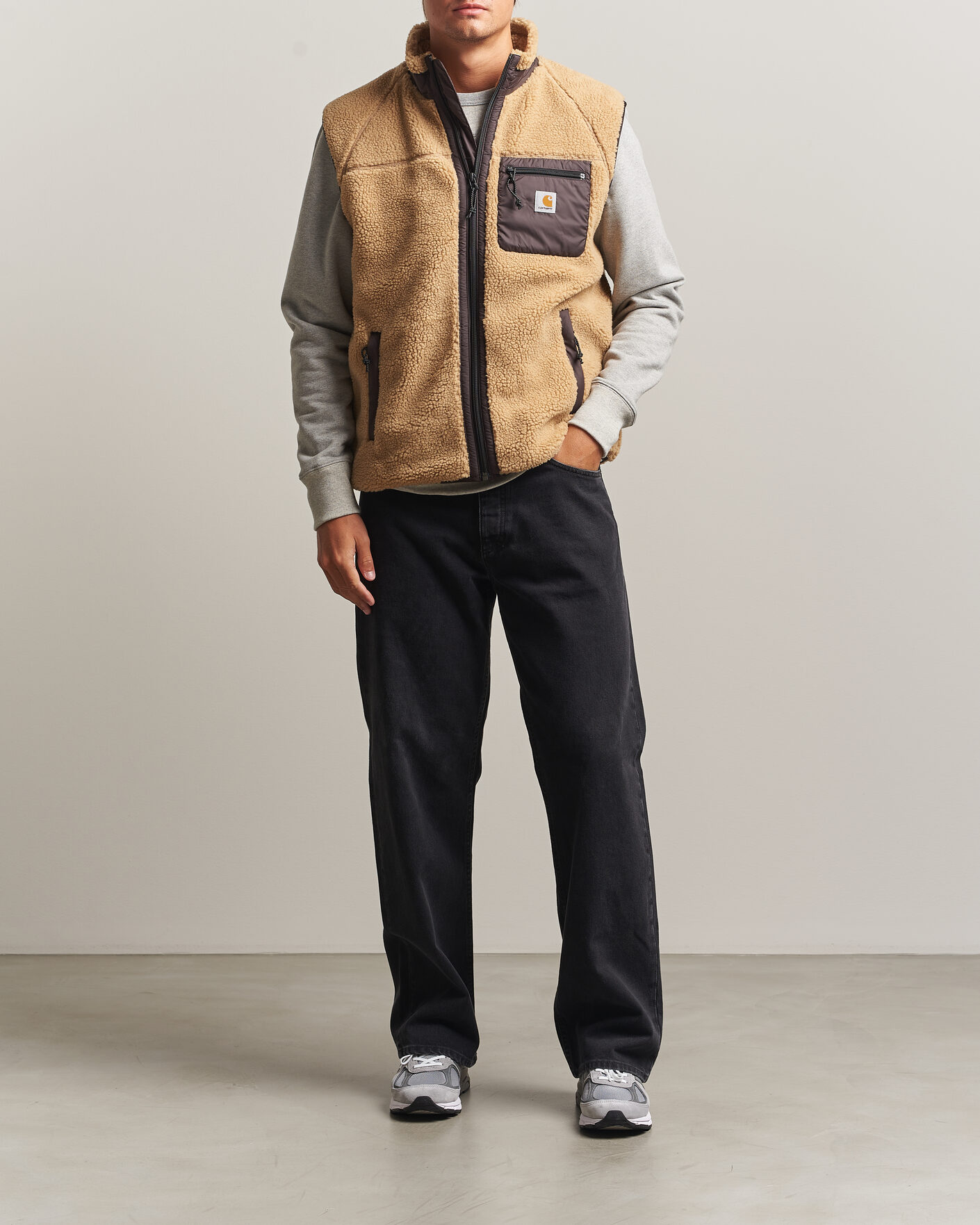 Herre | Veste | Carhartt WIP | Prentis Pile Vest Tobacco