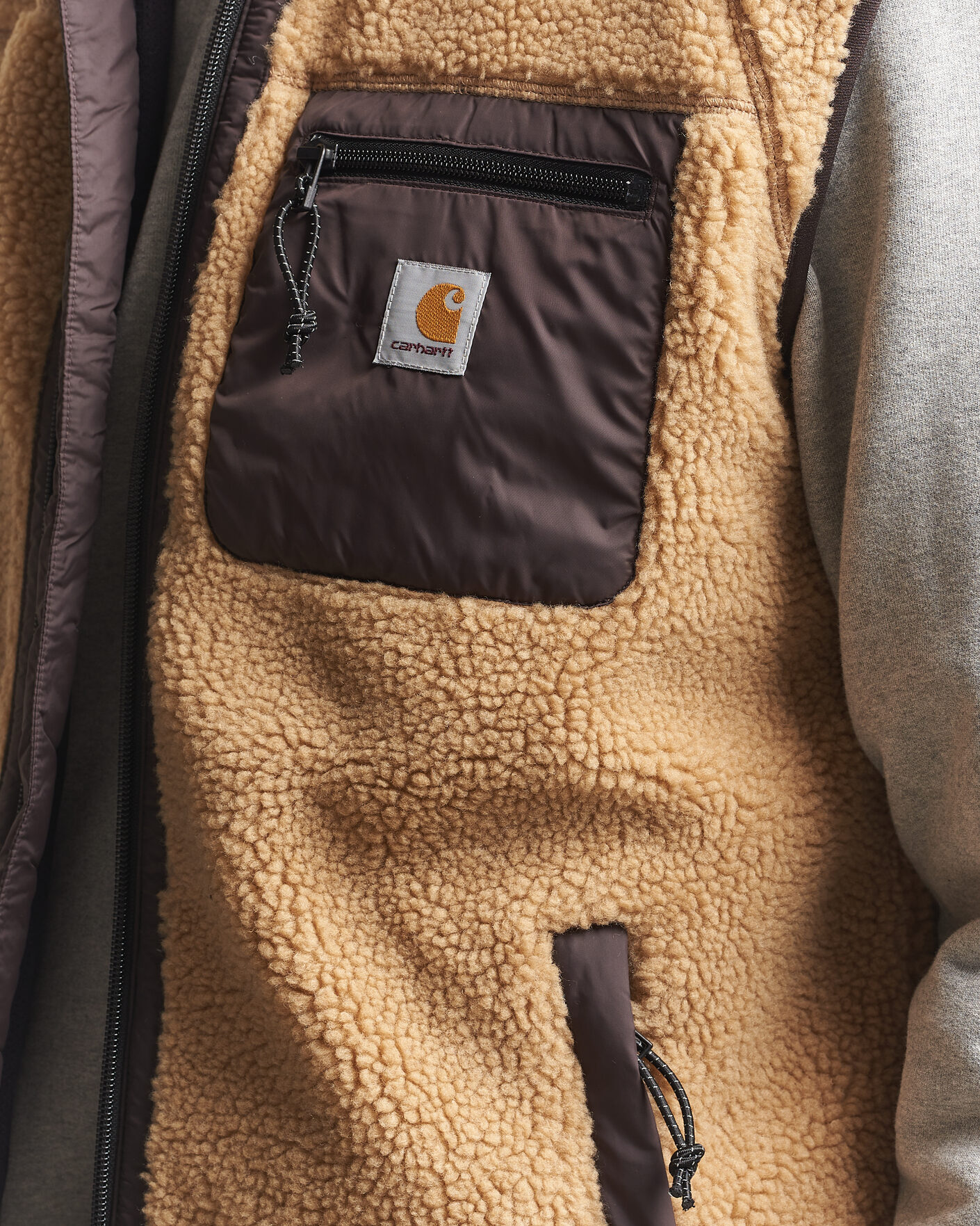 Herre | Veste | Carhartt WIP | Prentis Pile Vest Tobacco