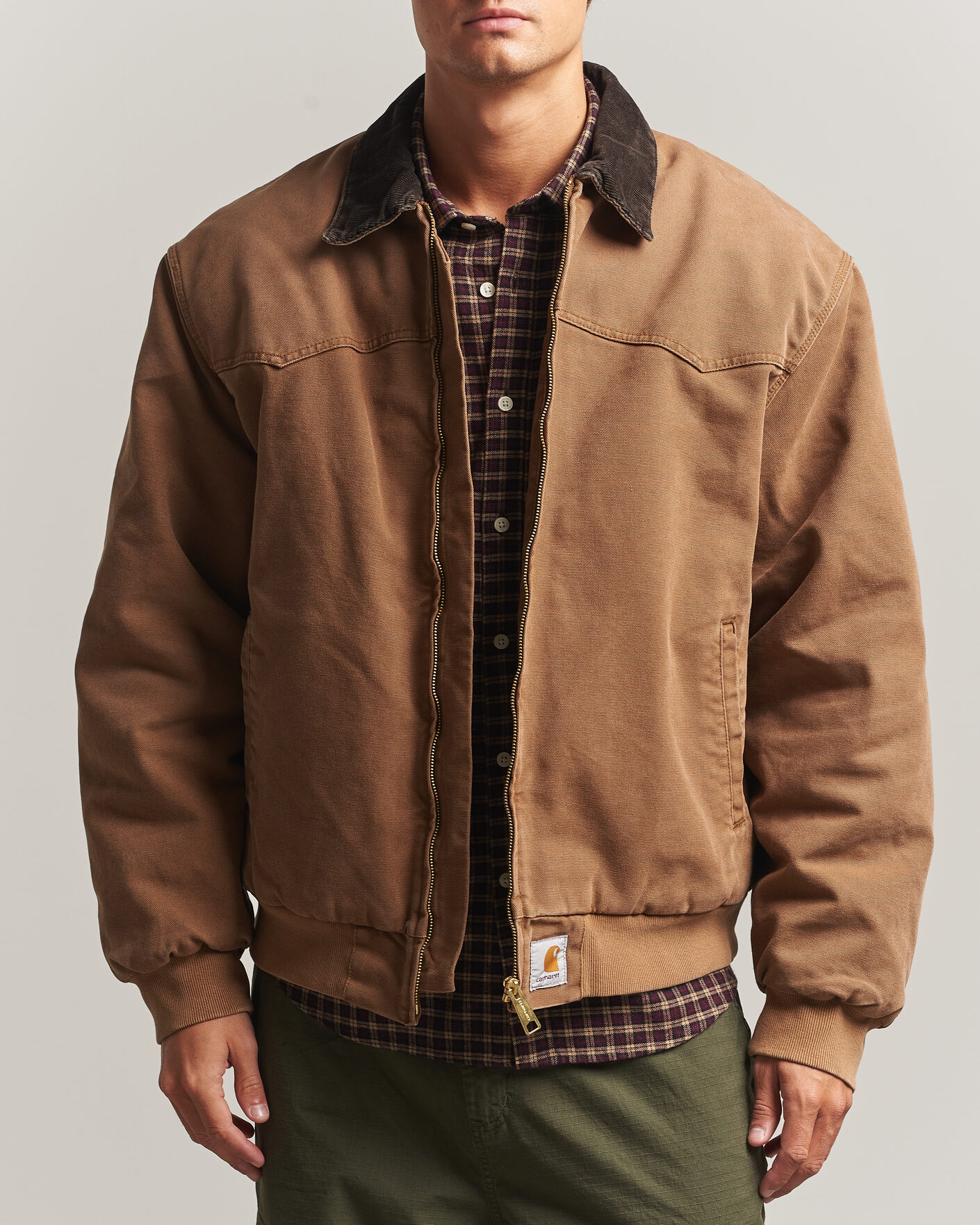 Herre | Jakker | Carhartt WIP | OG Santa Fe Jacket Whip H Brown