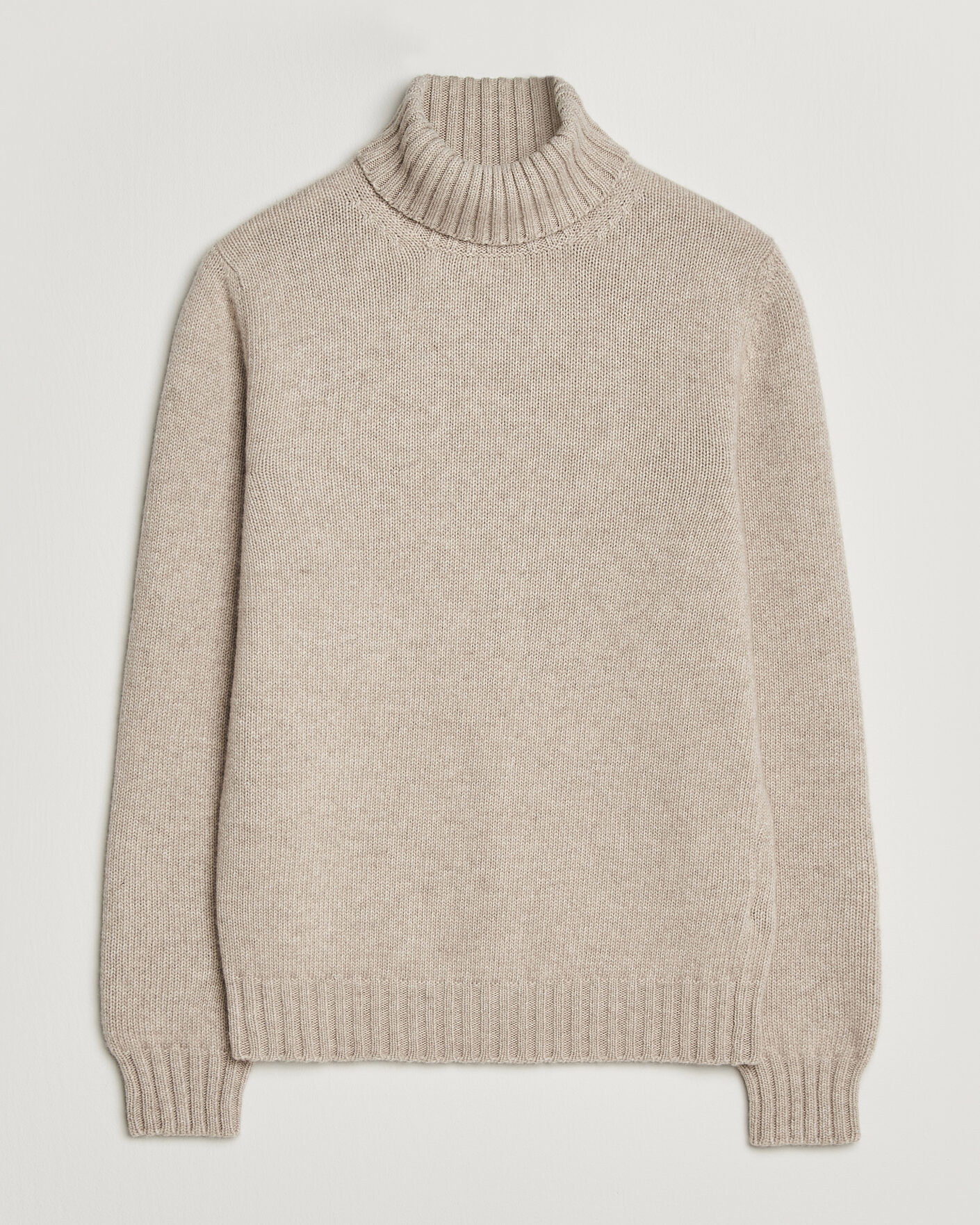Herre | Trøjer | Fedeli | Wool/Cashmere Rollneck Beige