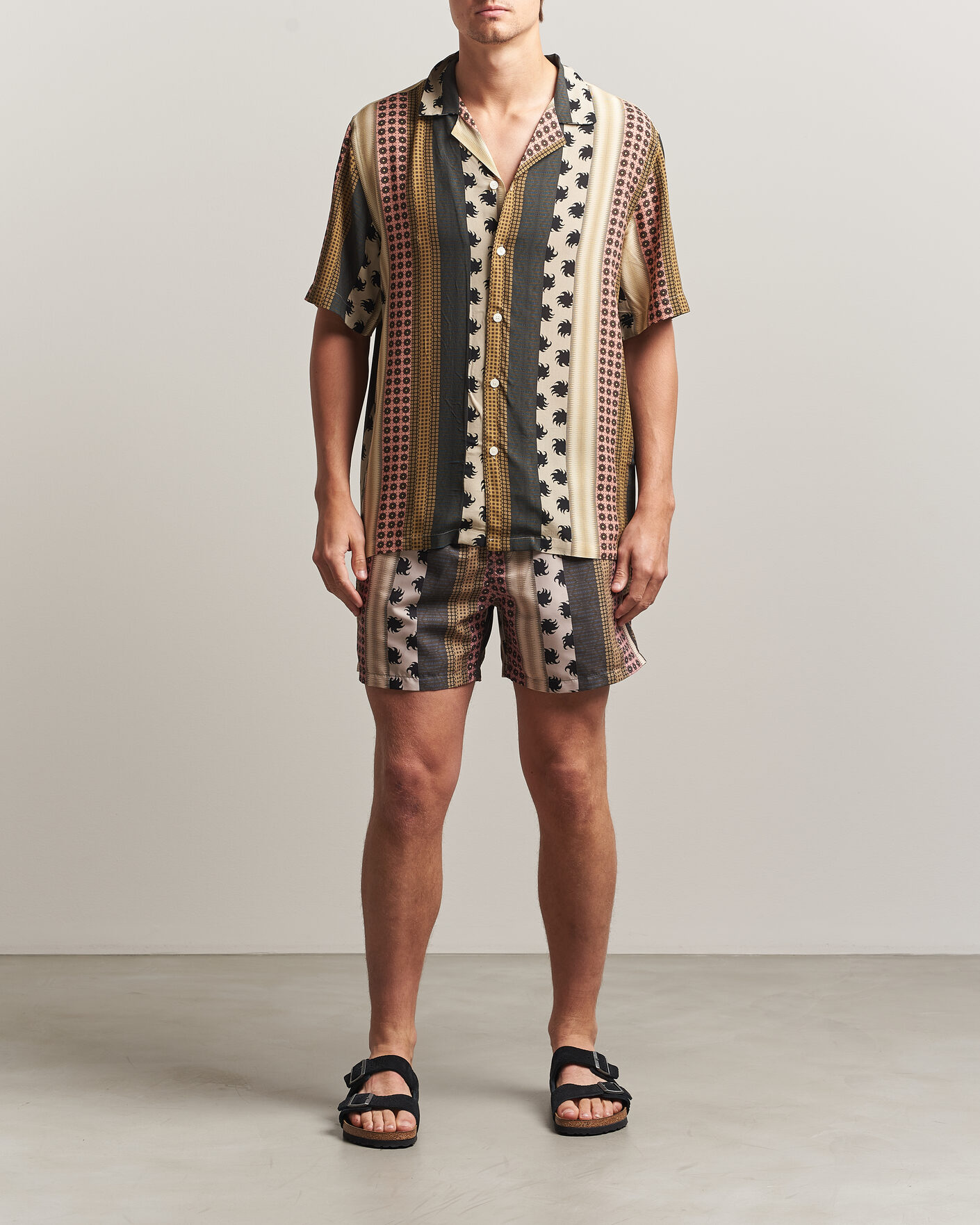 Herre | Badebukser | OAS | Printed Swimshorts Multi