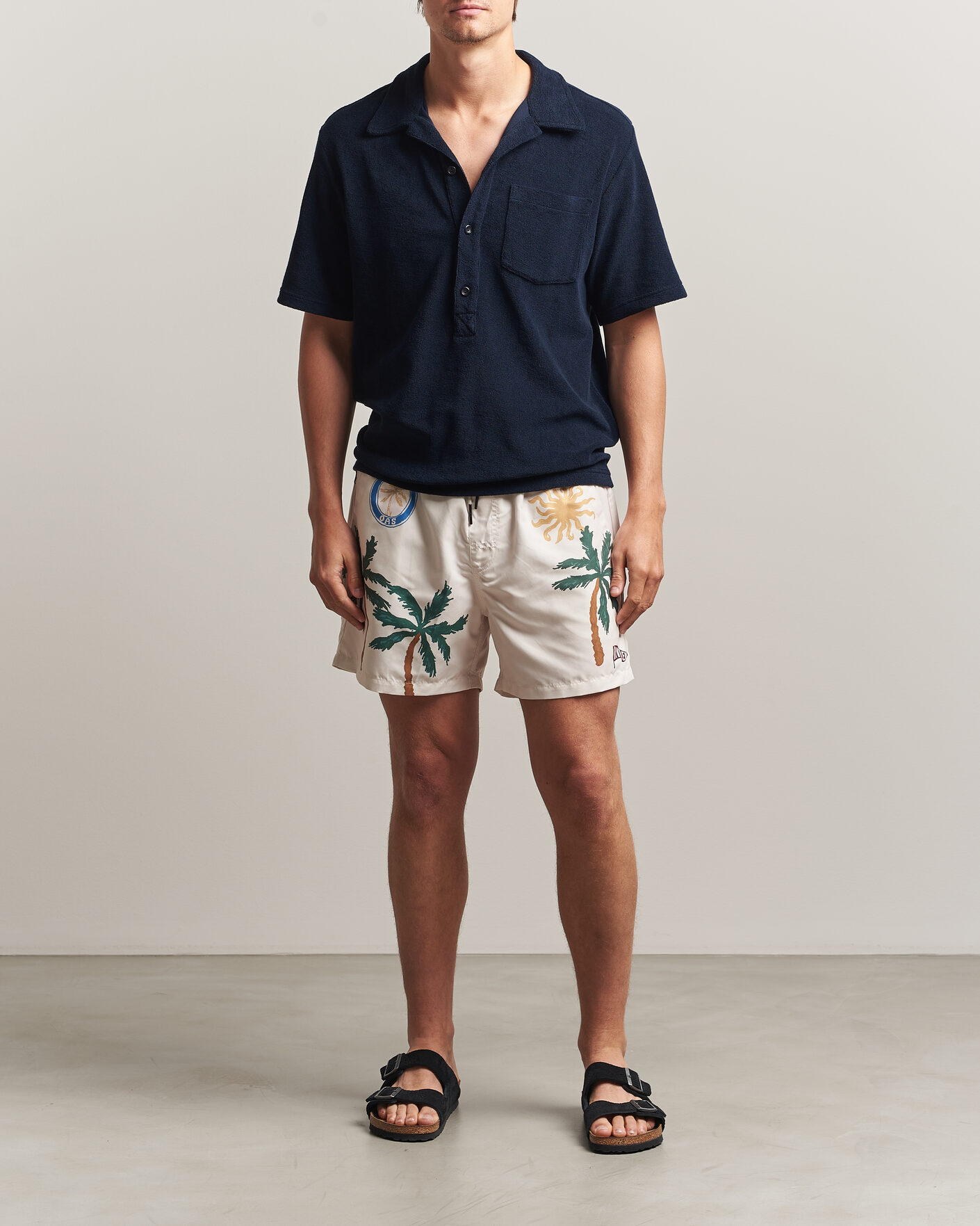 Herre | Badebukser | OAS | Printed Swimshorts Multi