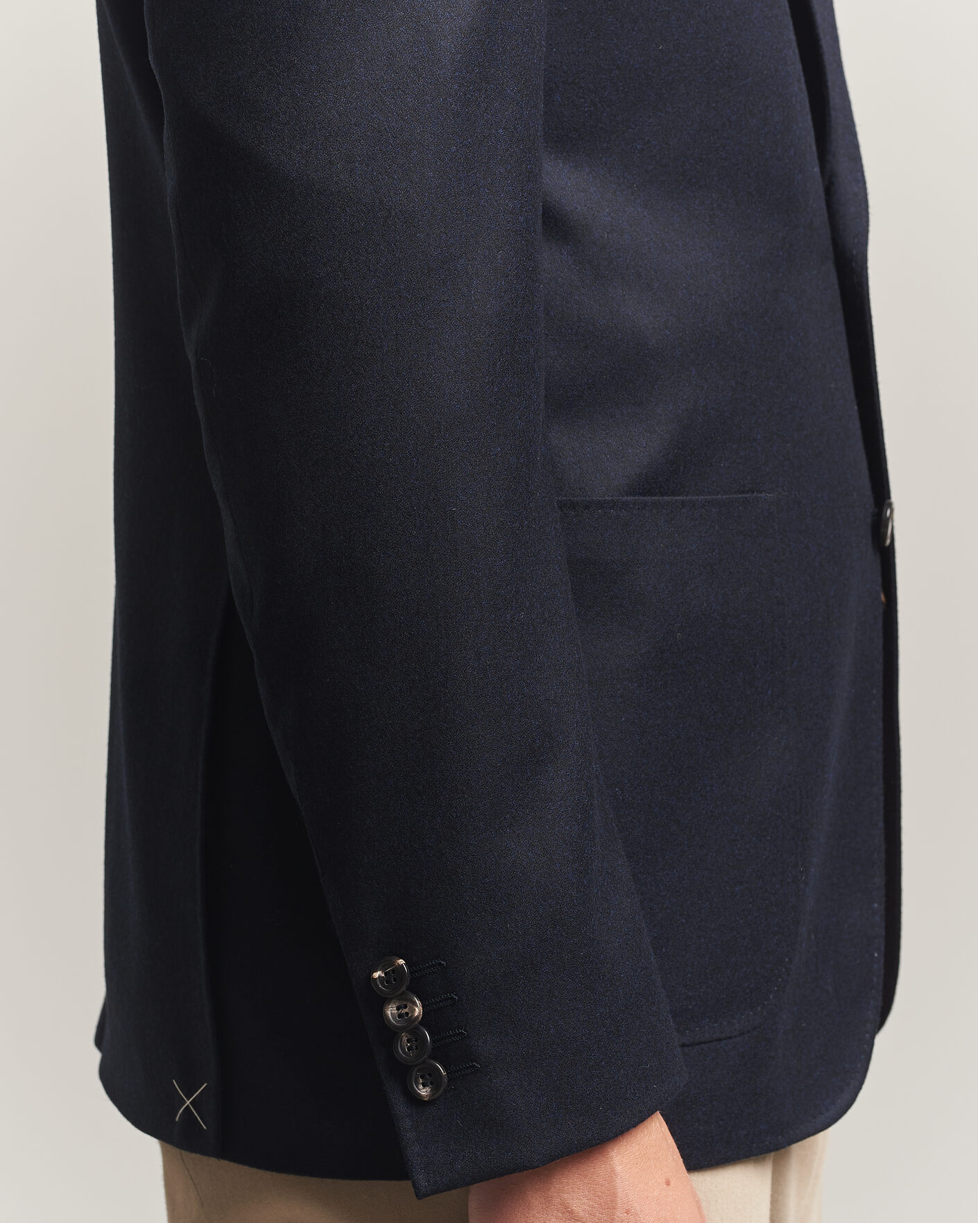 Herre | Blazere & jakker | Canali | Kei Impeccabile Flannel Blazer Navy
