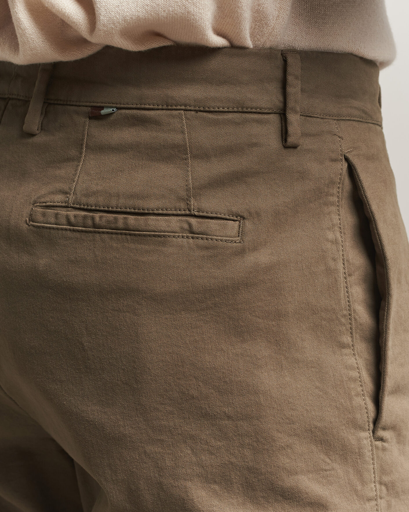 Herre | Bukser | Canali | Cotton/Cashmere Chinos Taupe