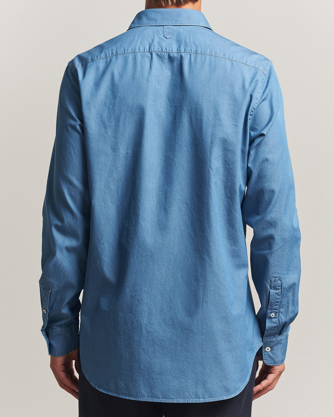 Herre | Skjorter | Canali | Denim Shirt Stone Wash