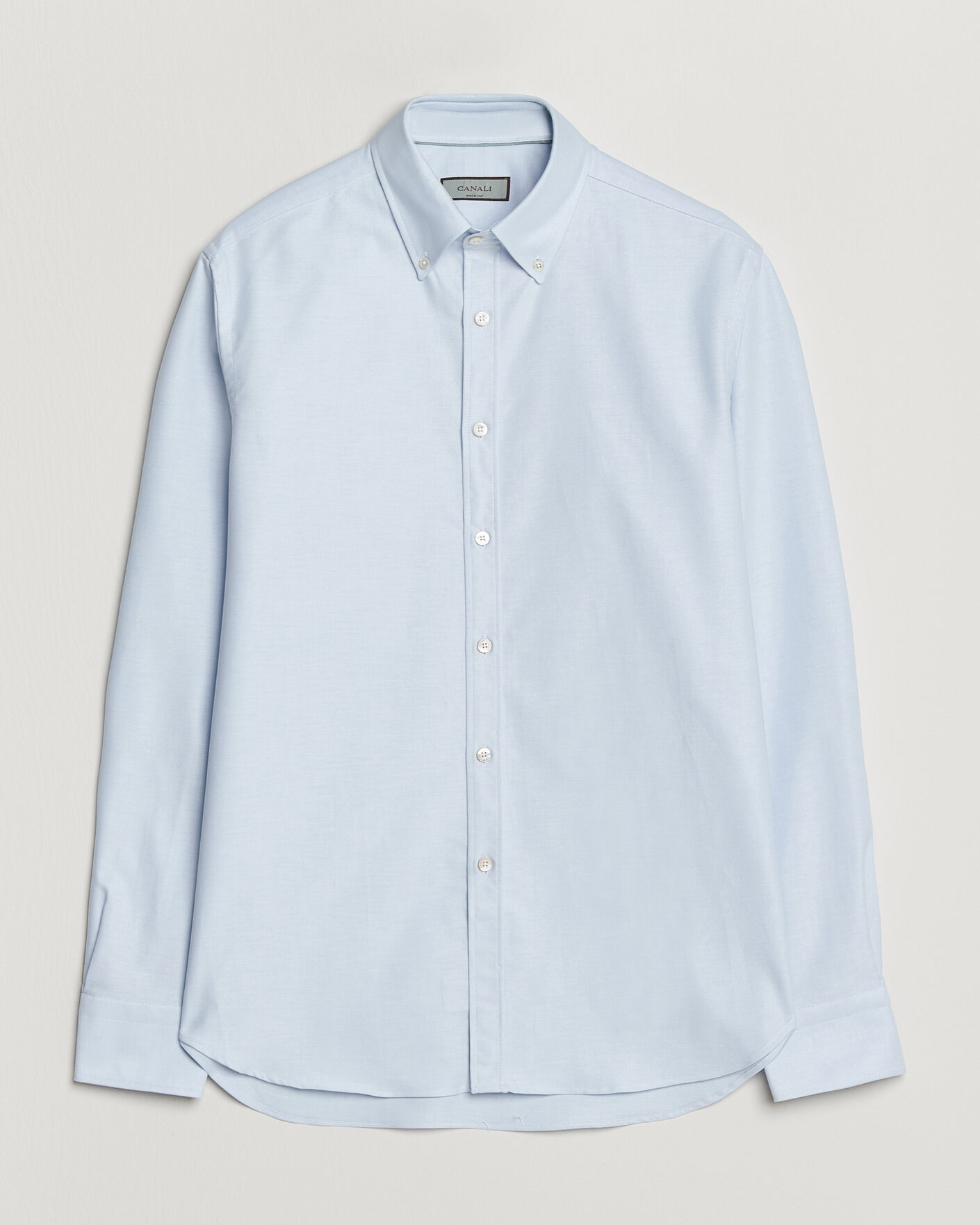 Herre | Skjorter | Canali | Oxford Button Down Shirt Light Blue