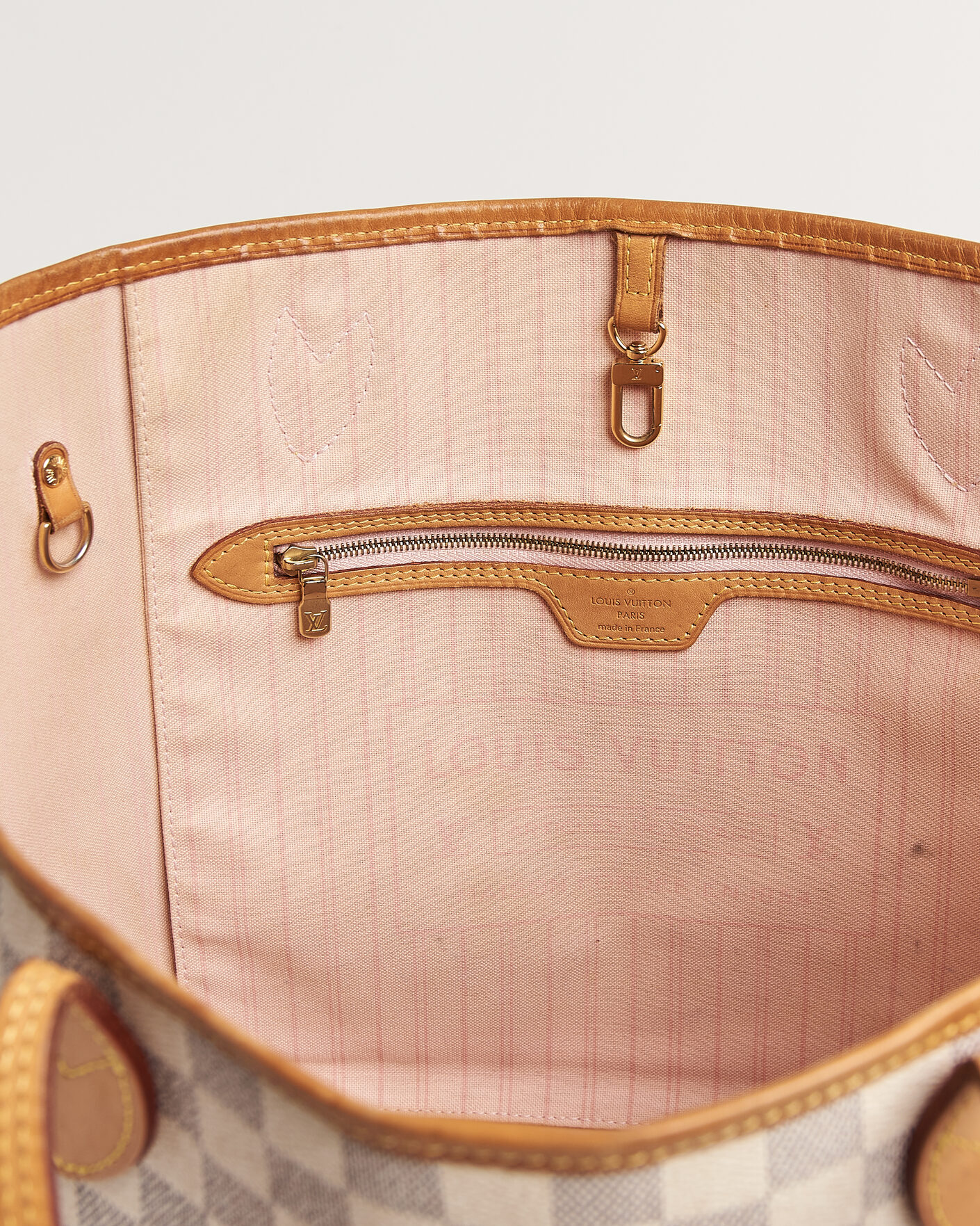 Herre | Pre-Owned & Vintage Bags | Louis Vuitton Pre-Owned | Neverfull MM Damier Azur