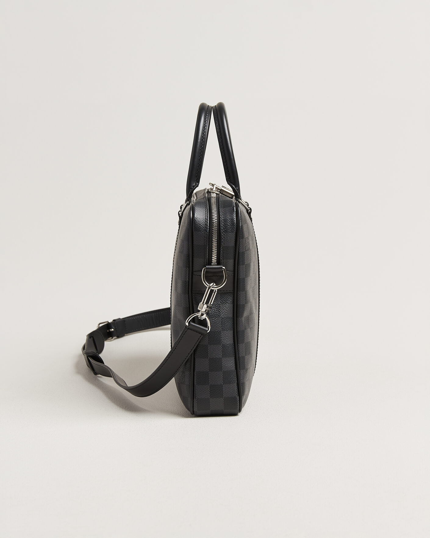 Herre | Pre-Owned & Vintage Bags | Louis Vuitton Pre-Owned | Porte Documents Damier Graphite