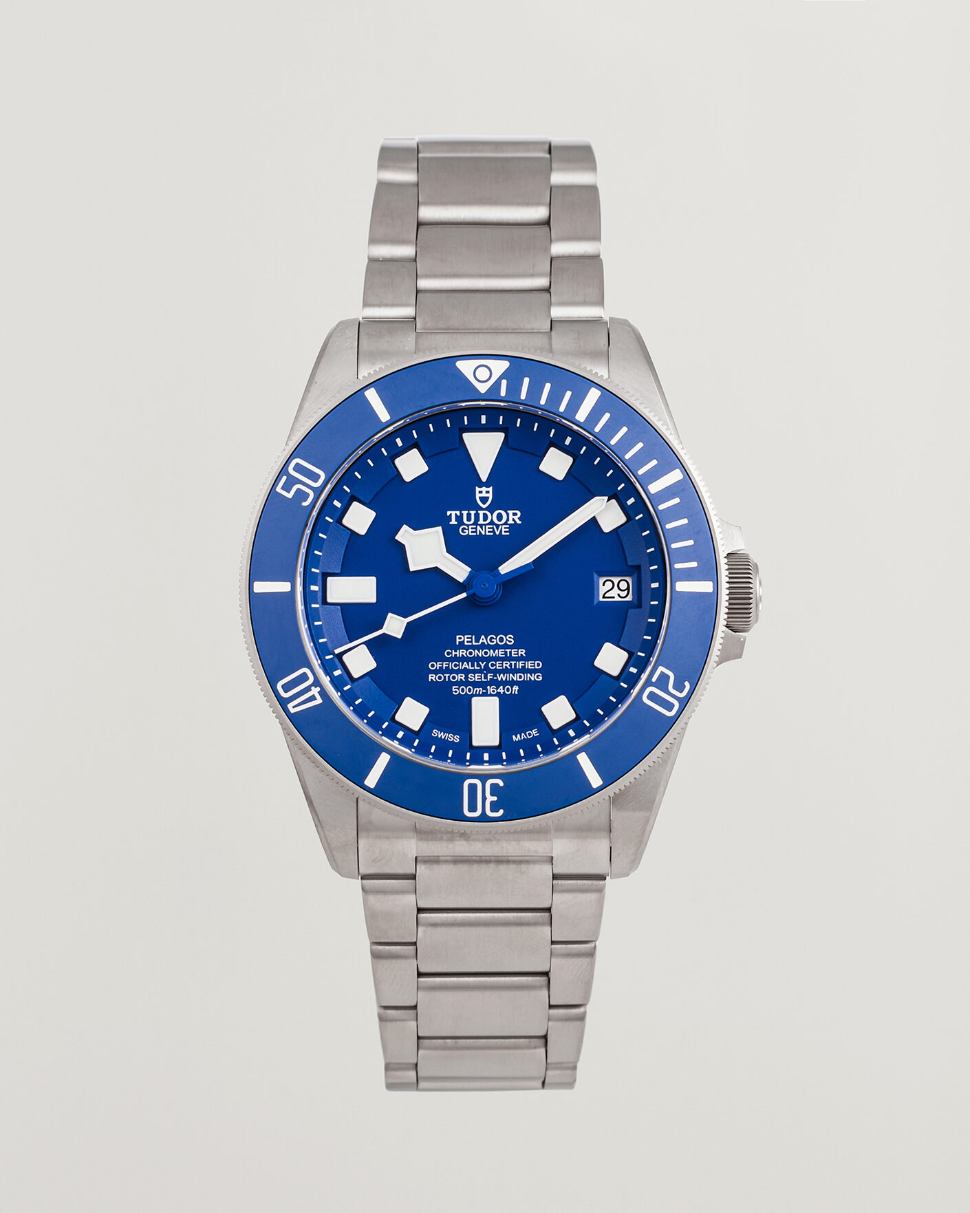 Herre | Nyheder | Tudor Pre-Owned | Pelagos Blue Titan
