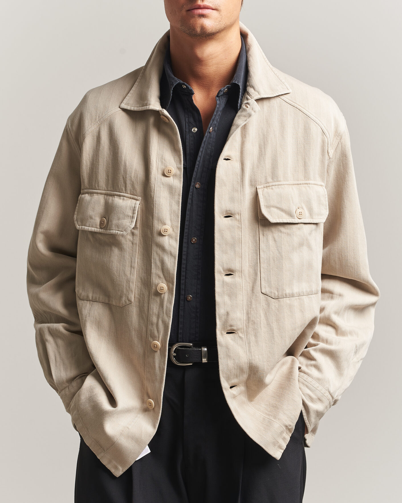 Herre | Skjorter | Ralph Lauren Purple Label | Long Sleeve Shirt Campagne