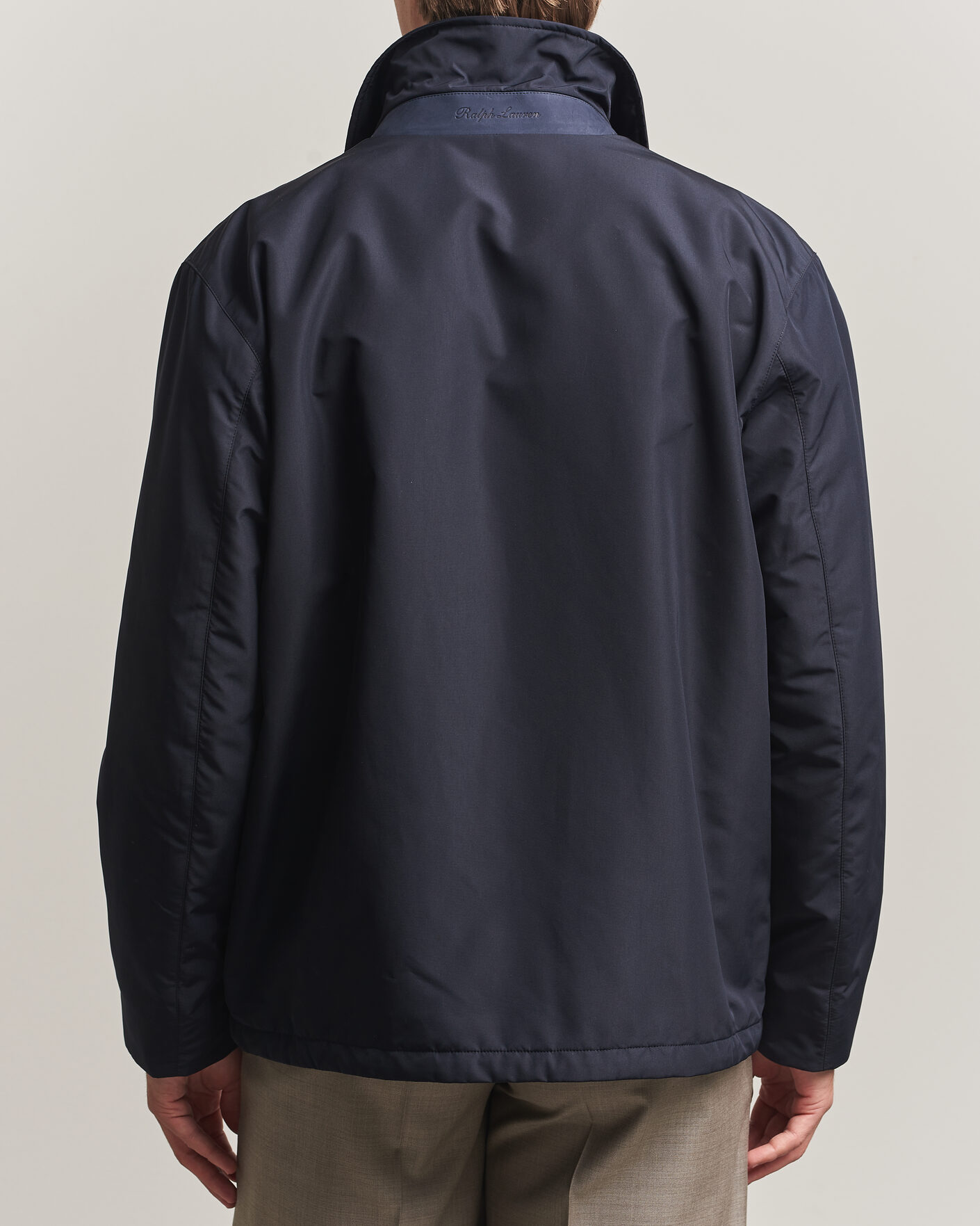 Herre | Jakker | Ralph Lauren Purple Label | Nylon Bomber Jacket Racing Navy