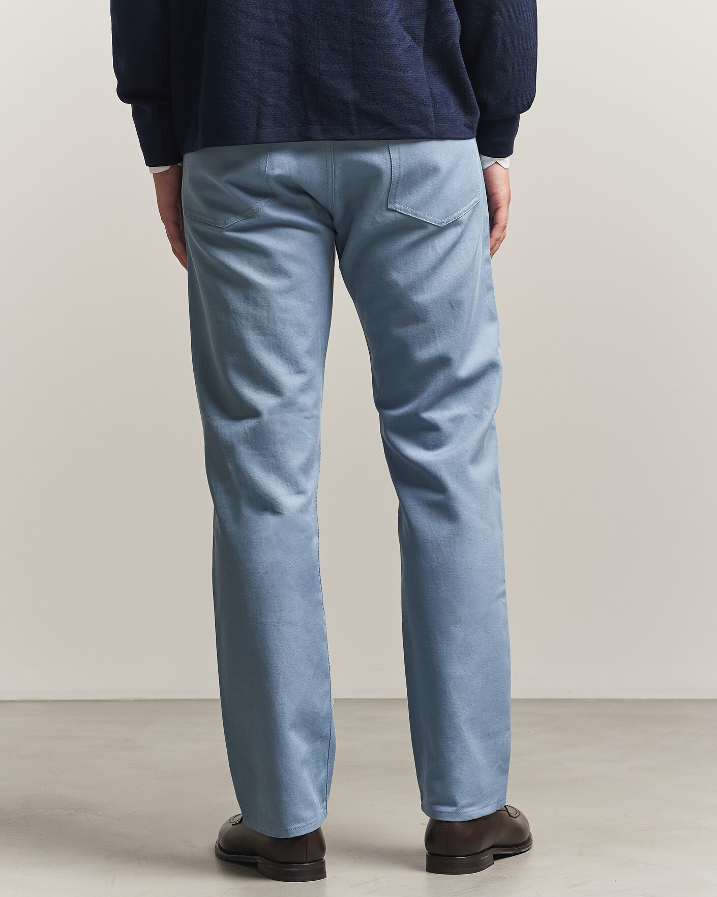 Herre | Bukser | Ralph Lauren Purple Label | 5-Pocket Italian Denim Pants Winward Blue