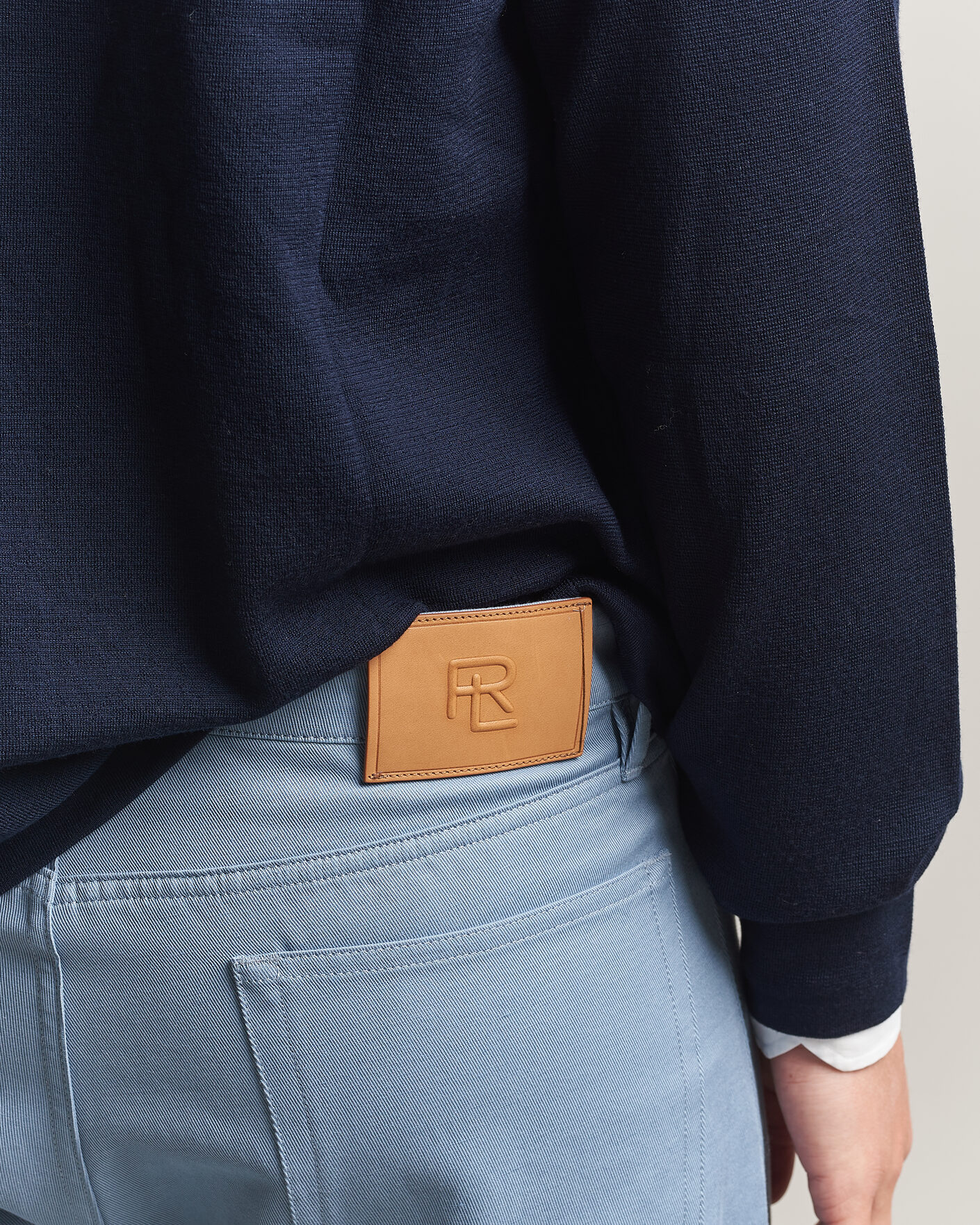 Herre | Bukser | Ralph Lauren Purple Label | 5-Pocket Italian Denim Pants Winward Blue
