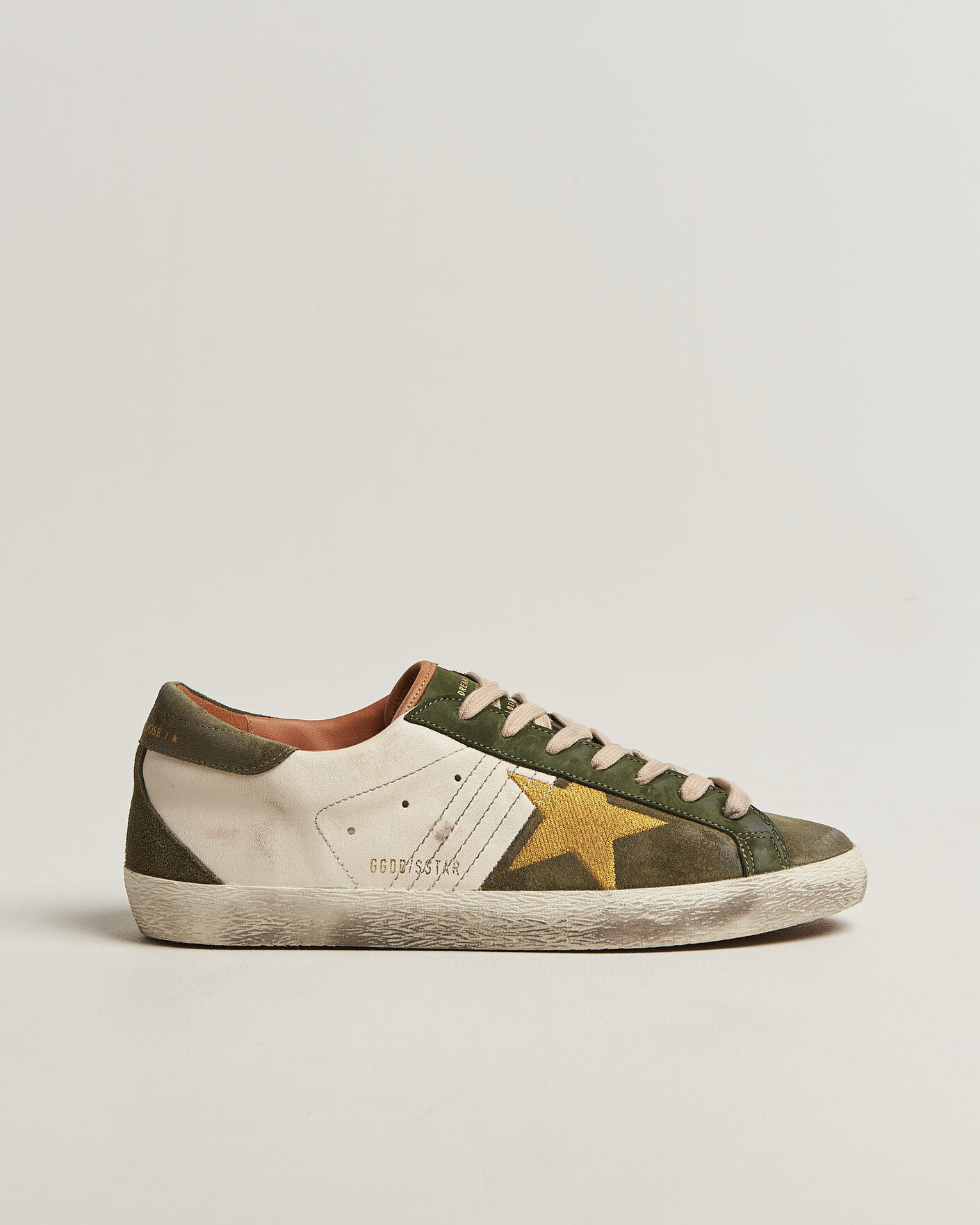 Herre | Sneakers | Golden Goose | Super-Star Sneakers Cream/Olive