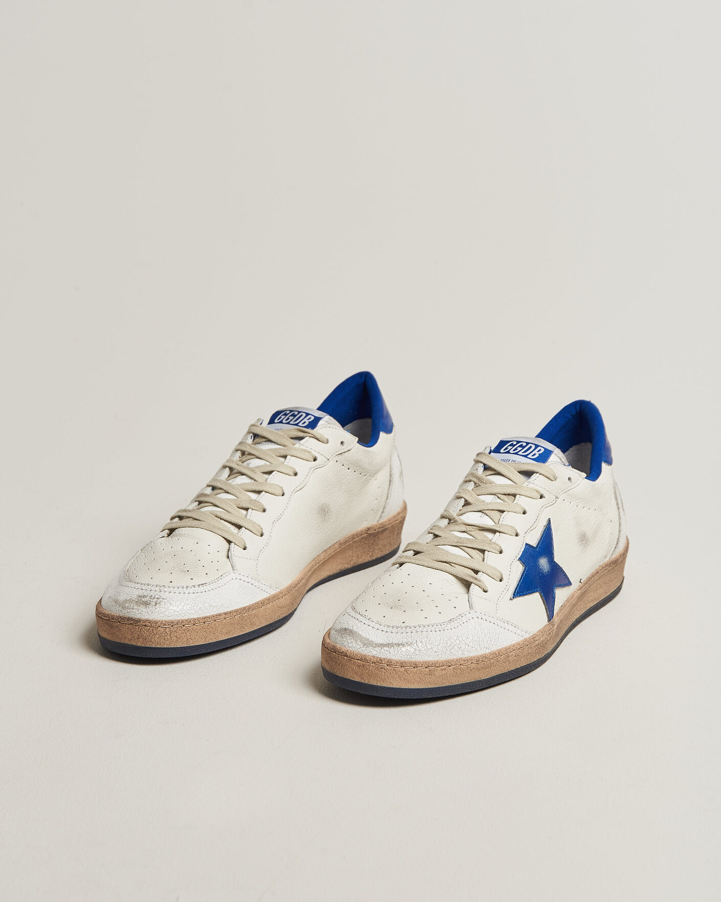 Herre | Sneakers | Golden Goose | Ball Star Sneakers White/Blue