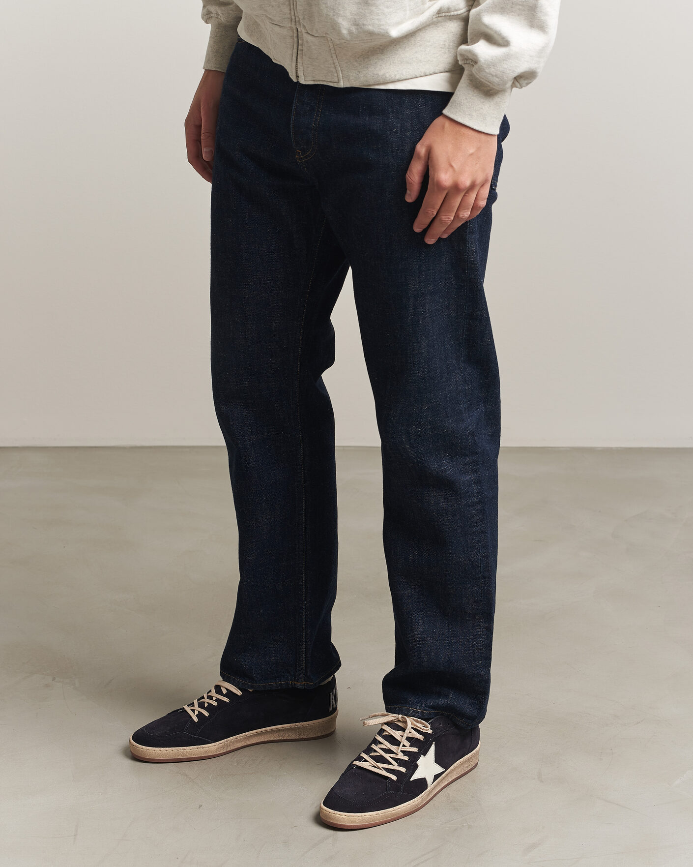 Herre | Sneakers | Golden Goose | Ball Star Sneakers Dark Blue