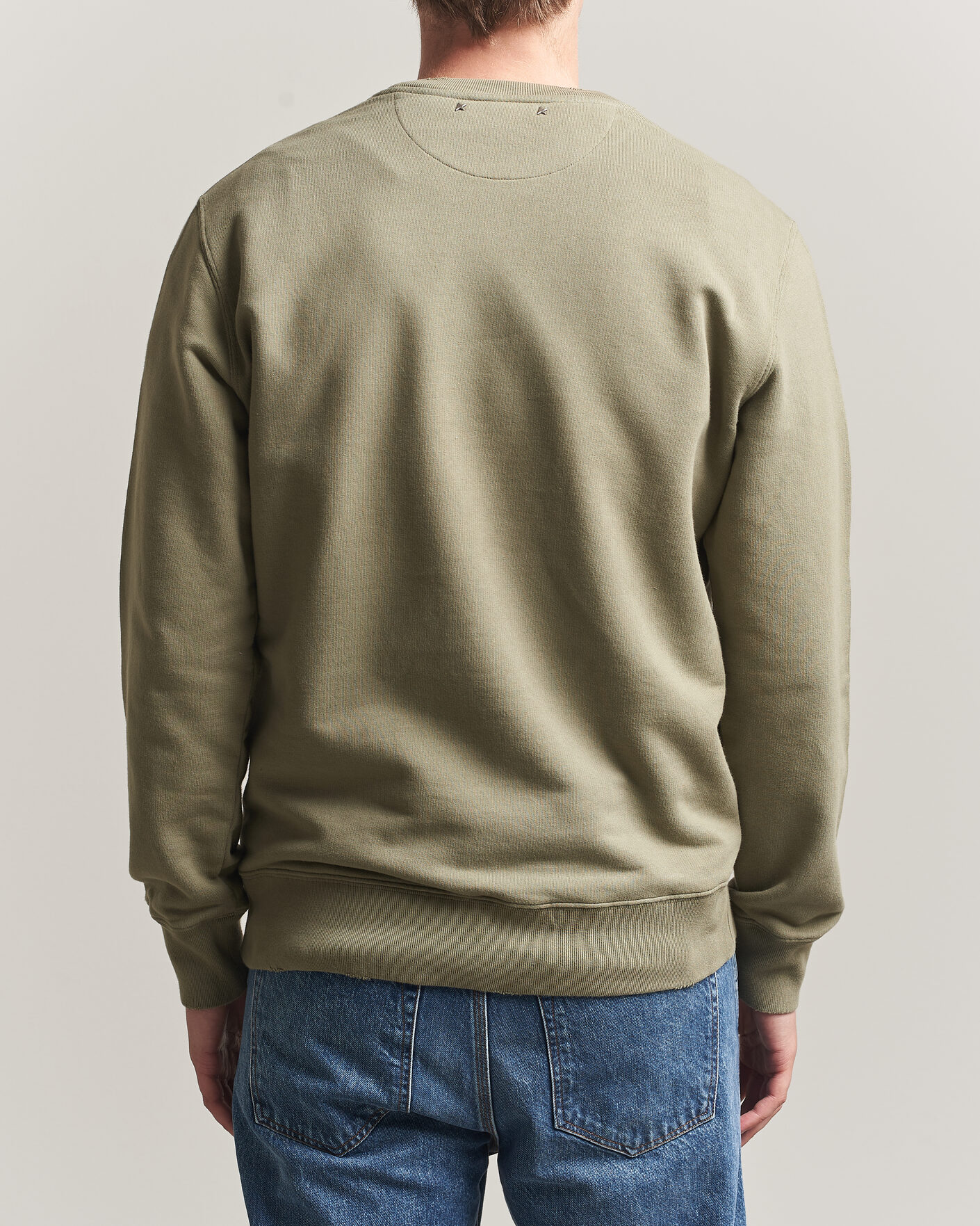 Herre | Trøjer | Golden Goose | Garment Dyed Sweatshirt Vintage Kalamata