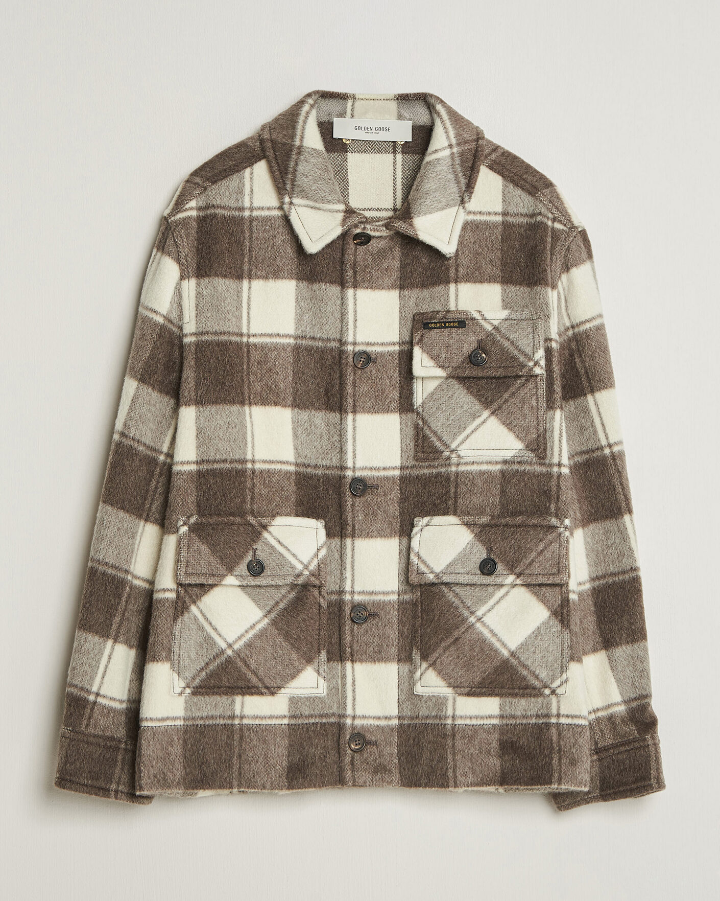 Herre | Jakker | Golden Goose | Wool/Mohair Work Jacket Brown/White