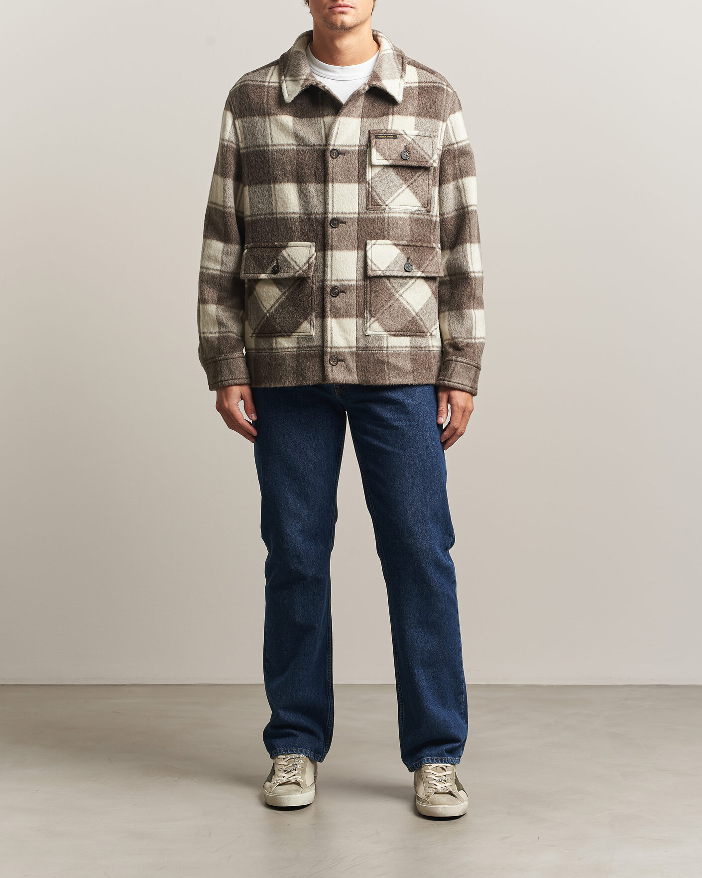 Herre | Jakker | Golden Goose | Wool/Mohair Work Jacket Brown/White