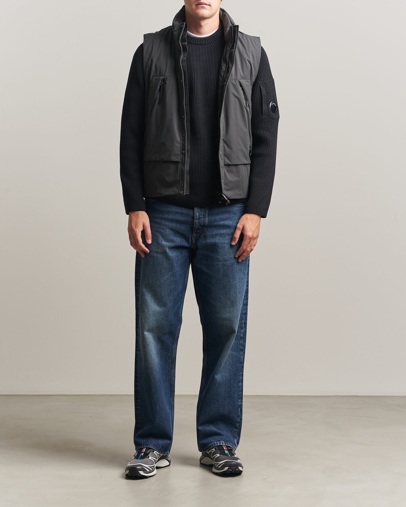 Herre | Veste | C.P. Company | Pro-Tek Lightweight Padded Vest Dark Grey