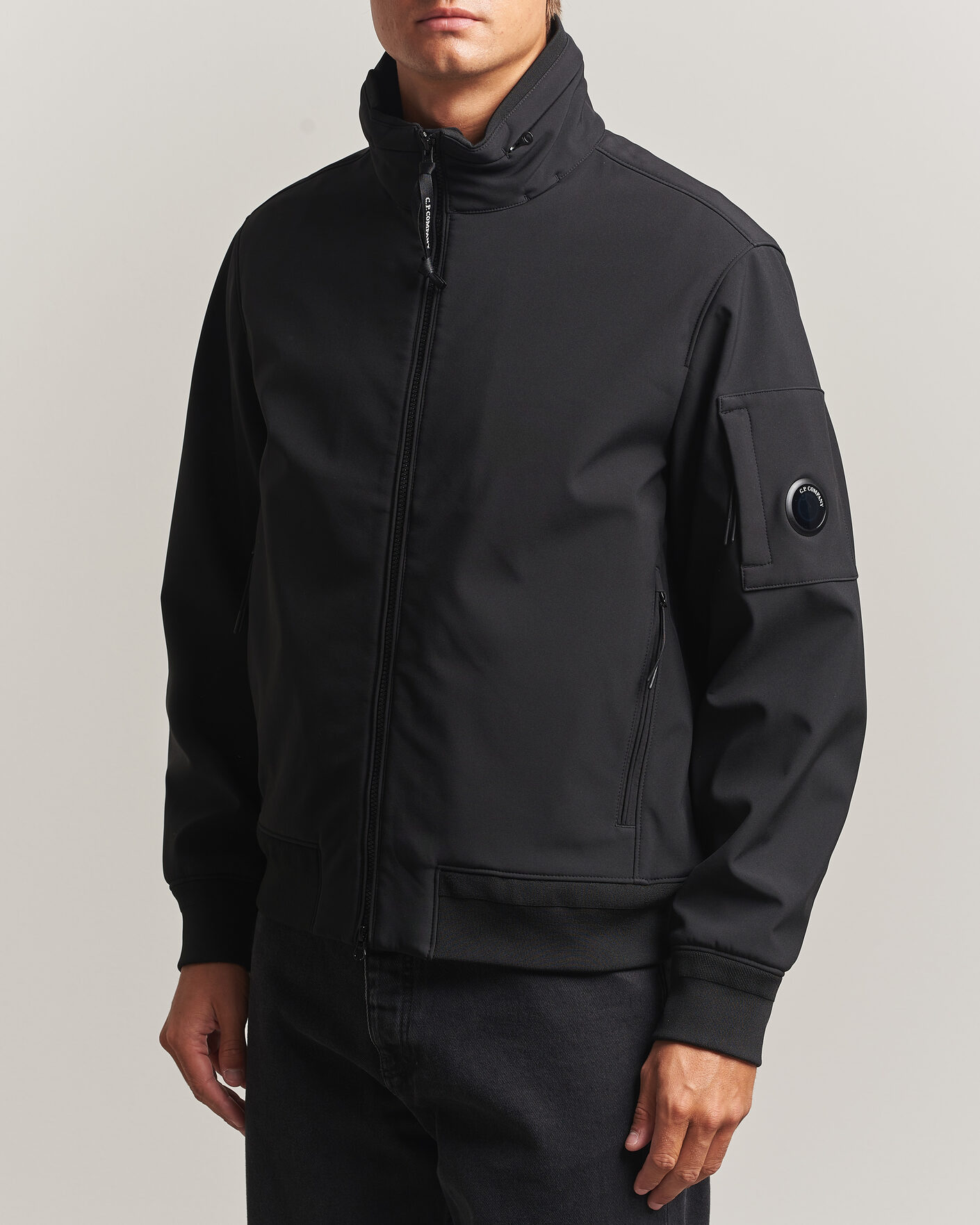 Herre | Jakker | C.P. Company | CP Shell Medium Bomber Jacket Black