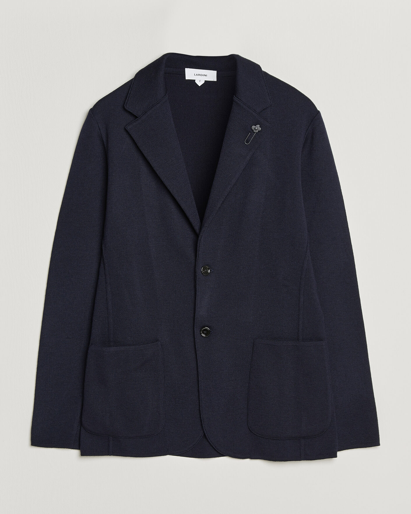 Herre | Blazere & jakker | Lardini | Knitted Wool Blazer Navy