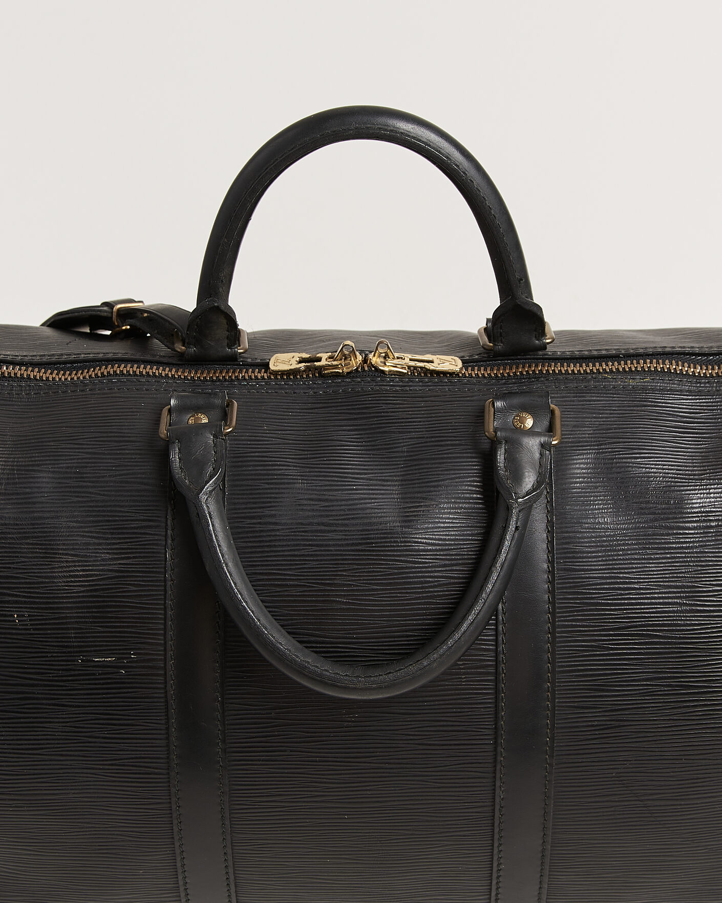 Herre | Pre-Owned & Vintage Bags | Louis Vuitton Pre-Owned | Keepall 50 Epi Leather Black