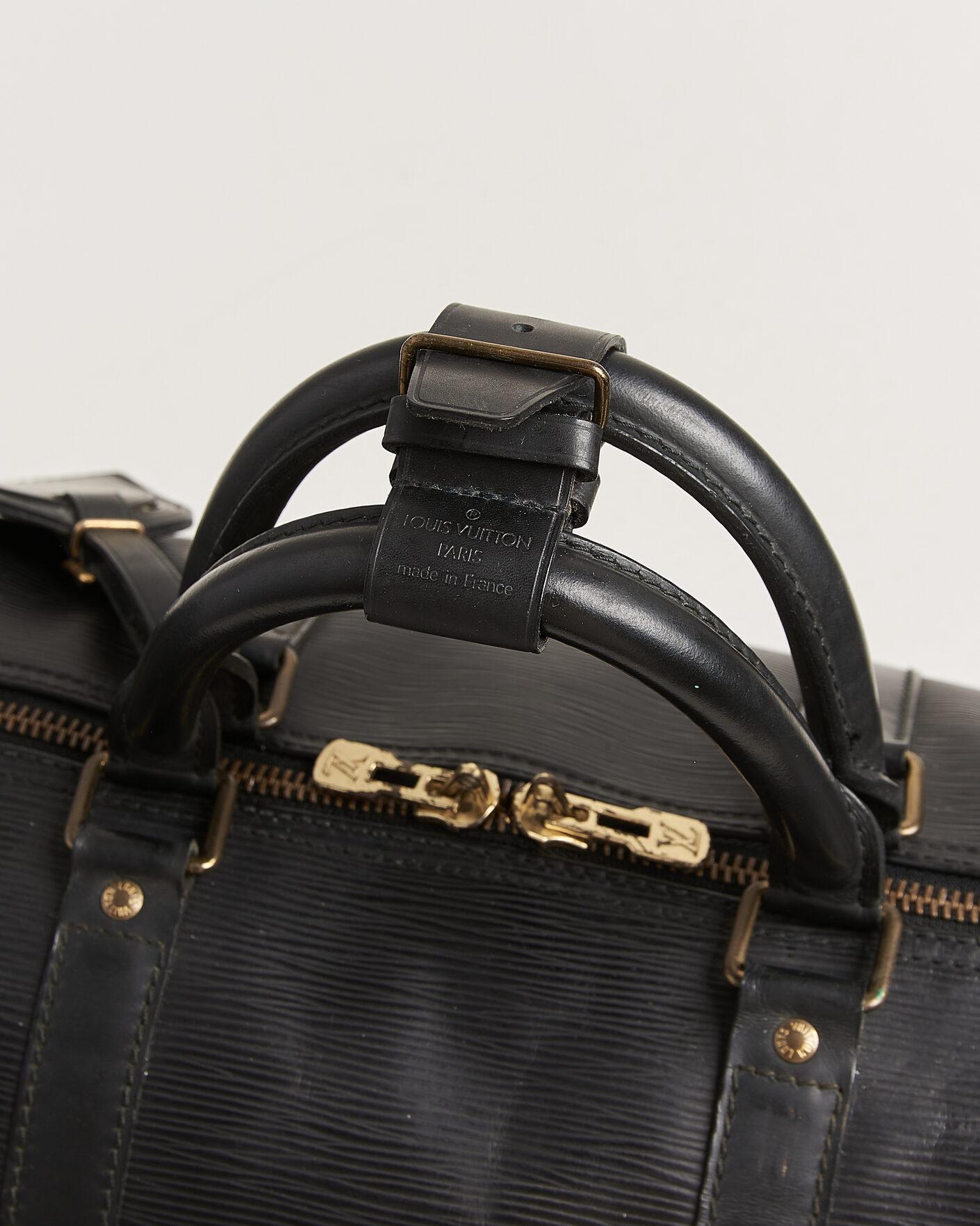 Herre | Pre-Owned & Vintage Bags | Louis Vuitton Pre-Owned | Keepall 50 Epi Leather Black