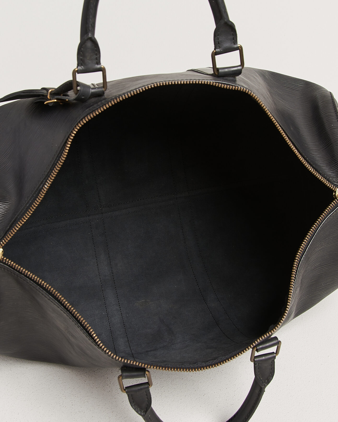 Herre | Pre-Owned & Vintage Bags | Louis Vuitton Pre-Owned | Keepall 50 Epi Leather Black
