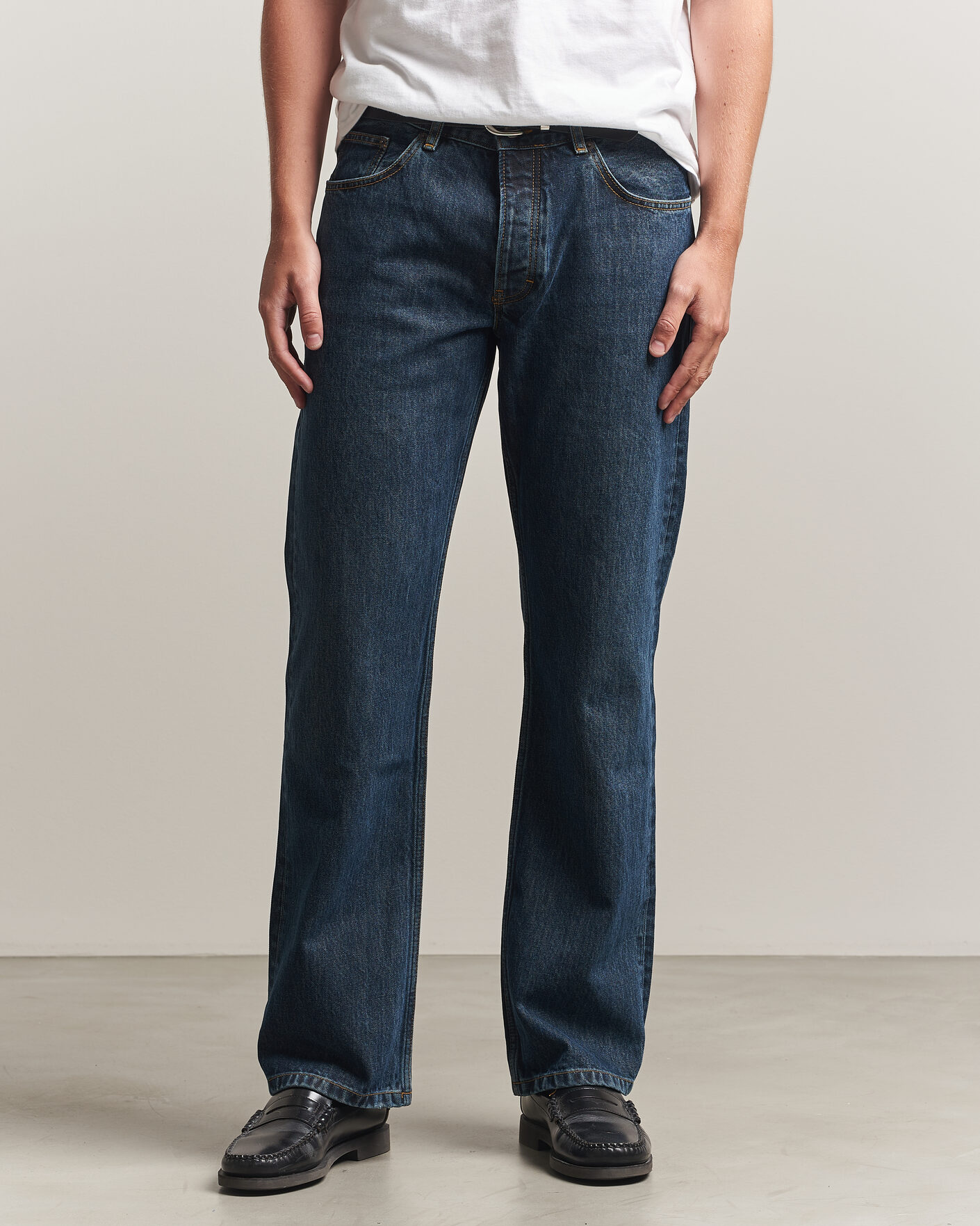 Herre | Jeans | Jeanerica | Arrow Straight Jeans Honey Mid Blue
